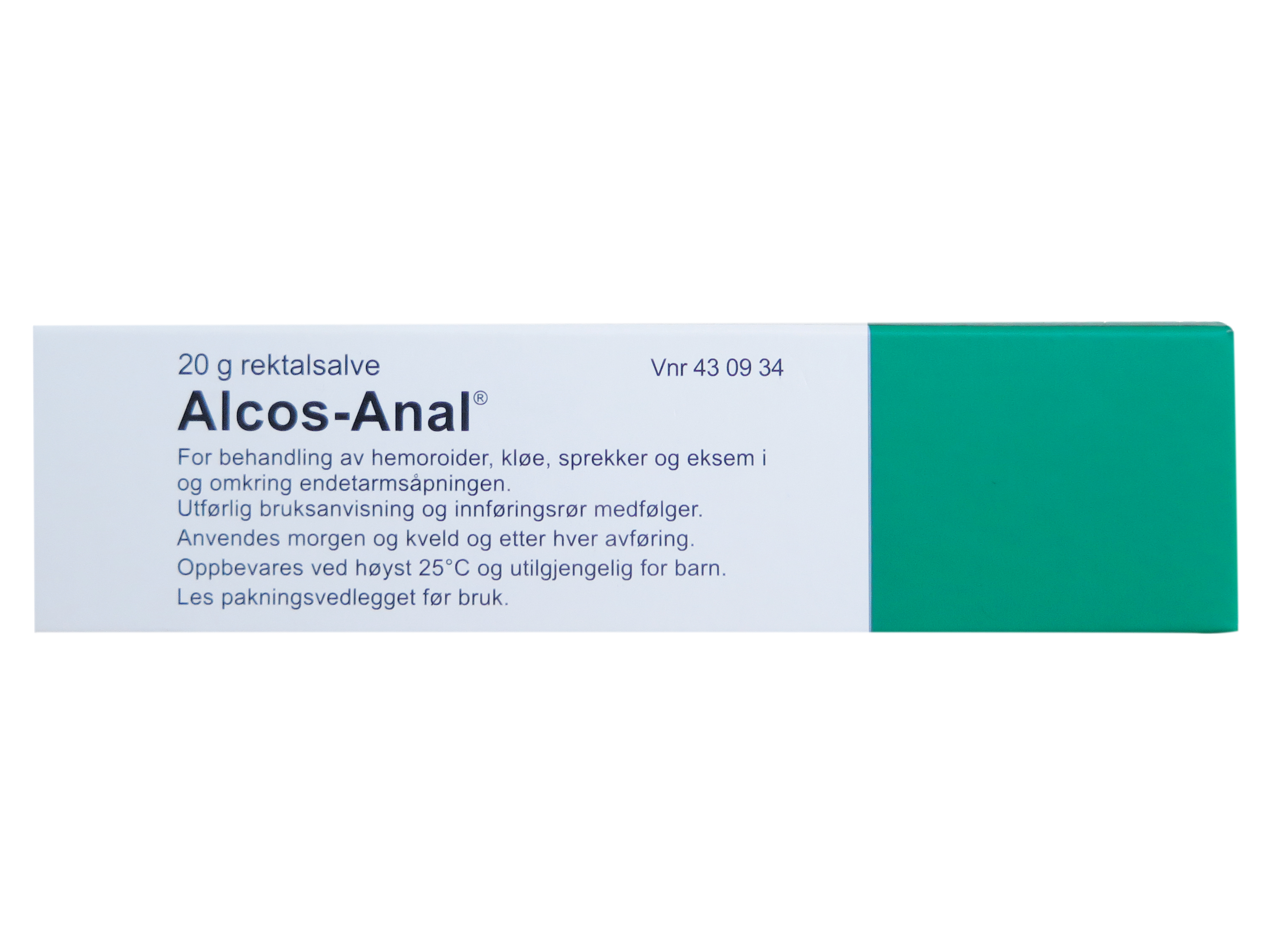 Alcos-Anal Rektalsalve, 20 gram