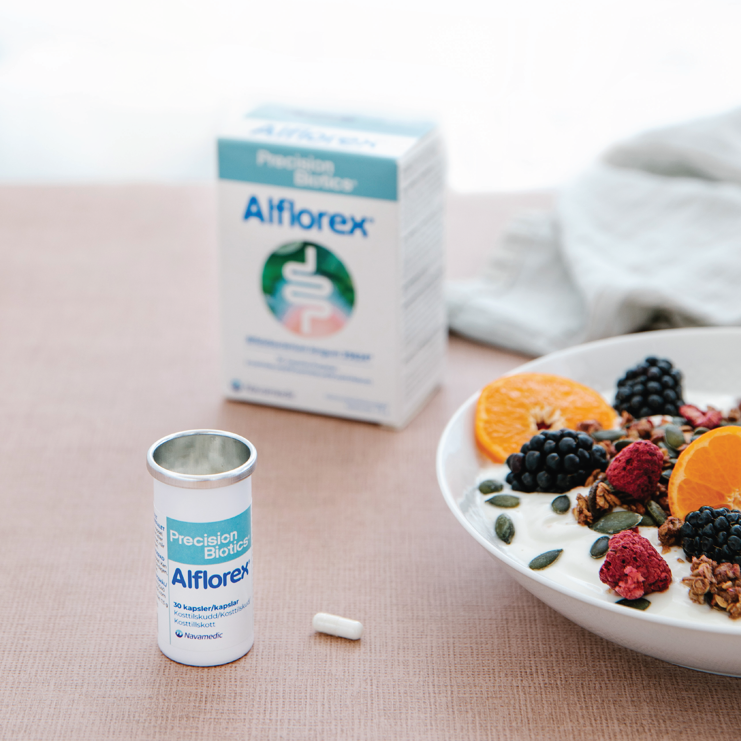 Alflorex Kapsler med bifidobakterier, 30 stk.