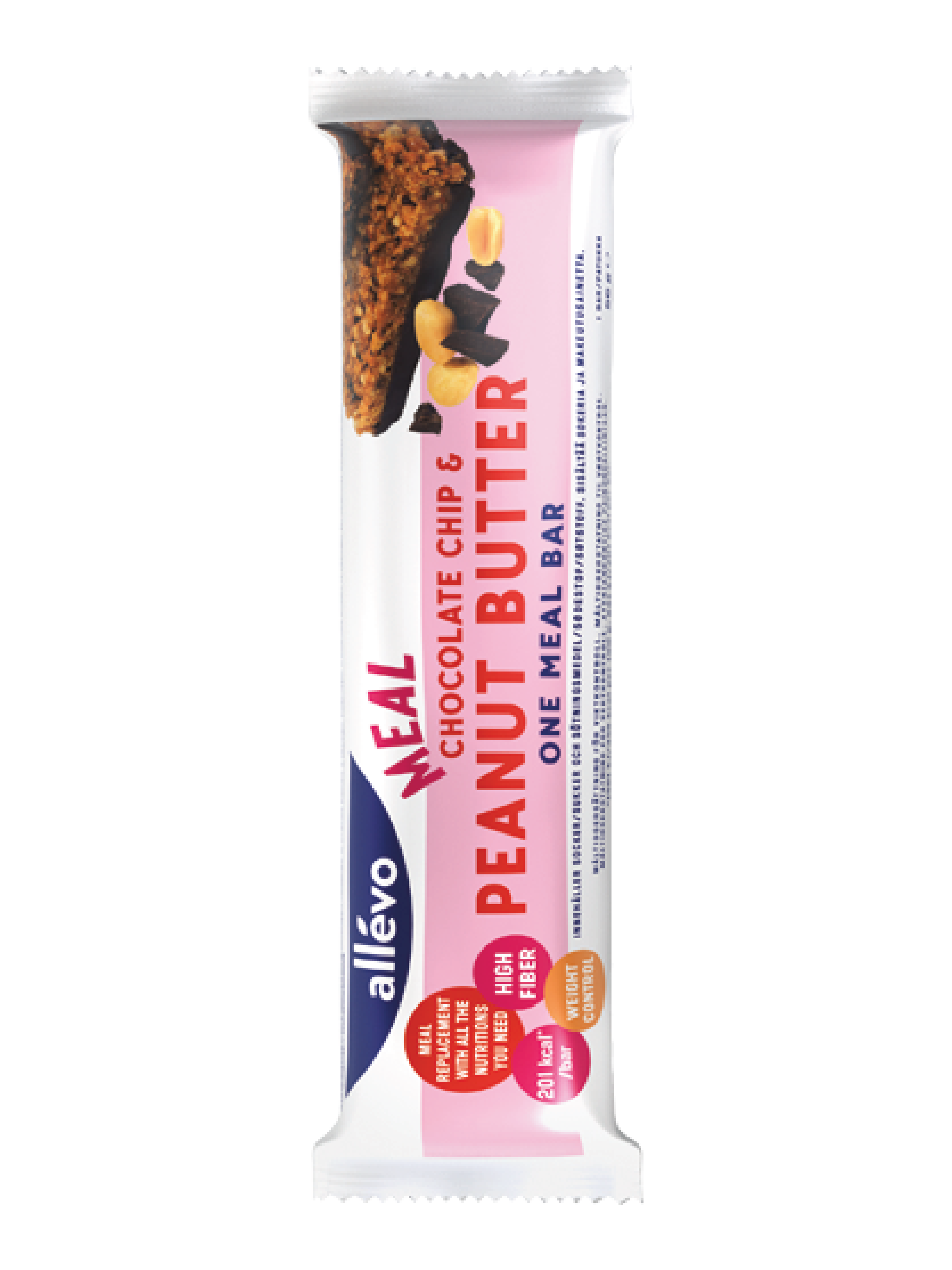 Allevo One Meal, Chocolate Chip&Peanut, 56 gram, 1 stk.
