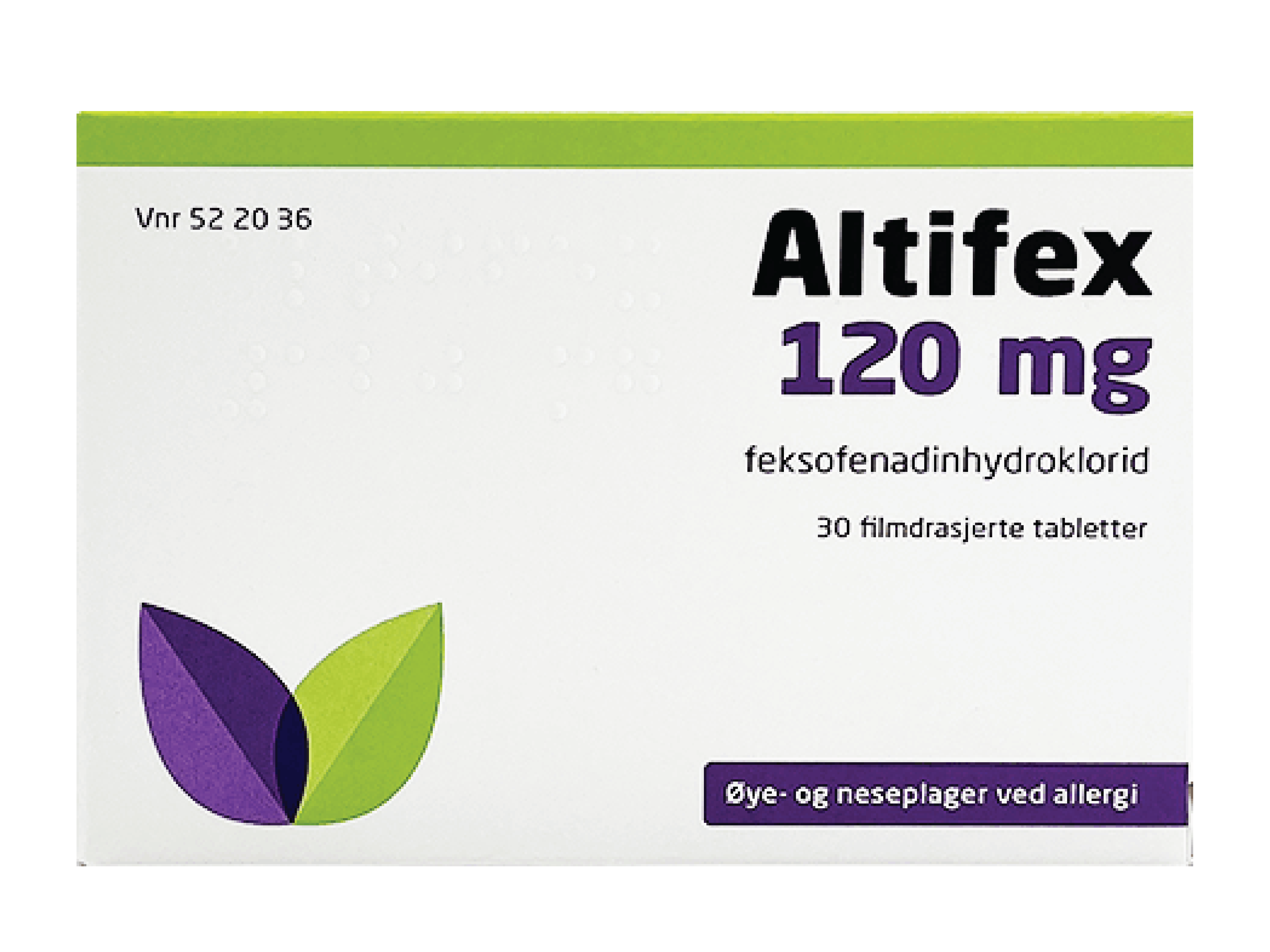 Altifex 120 mg tabletter, 30 stk.