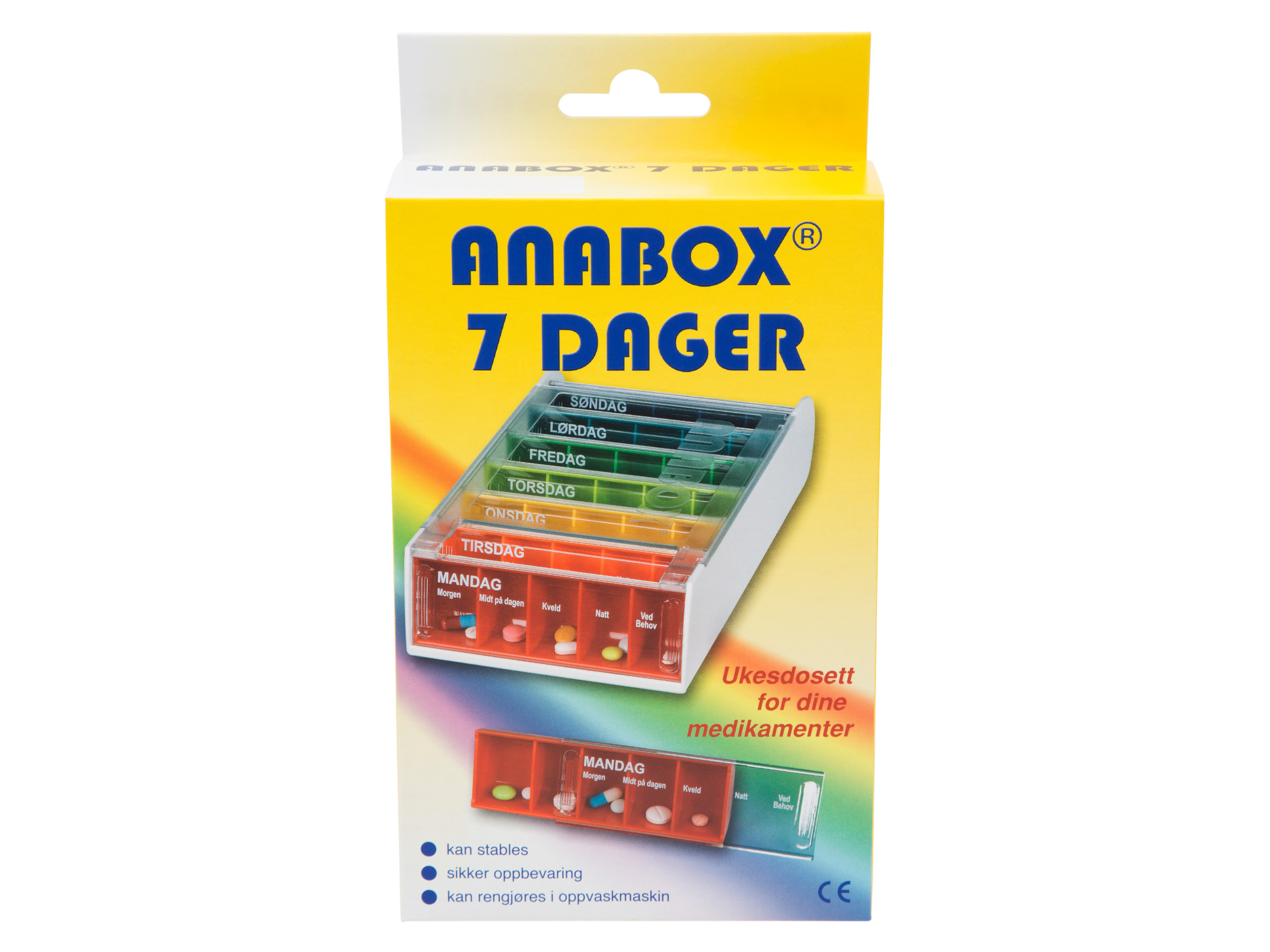 Anabox Anabox Dosett ukesdosering, 1 stk