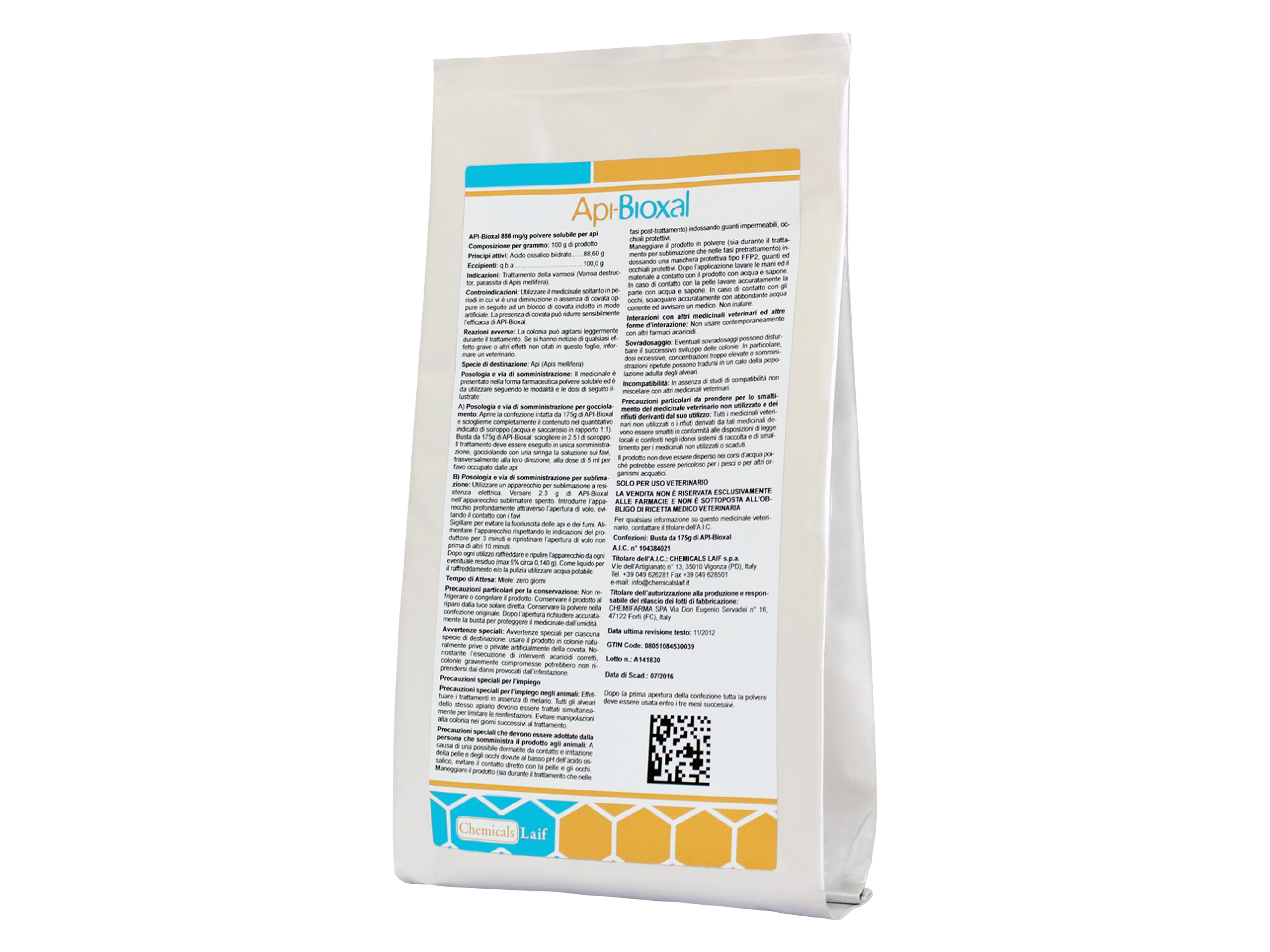 Api-Bioxal Api-Bioxal Vet pulver til oppløsning 886mg/g, 350 gram (dosepose)