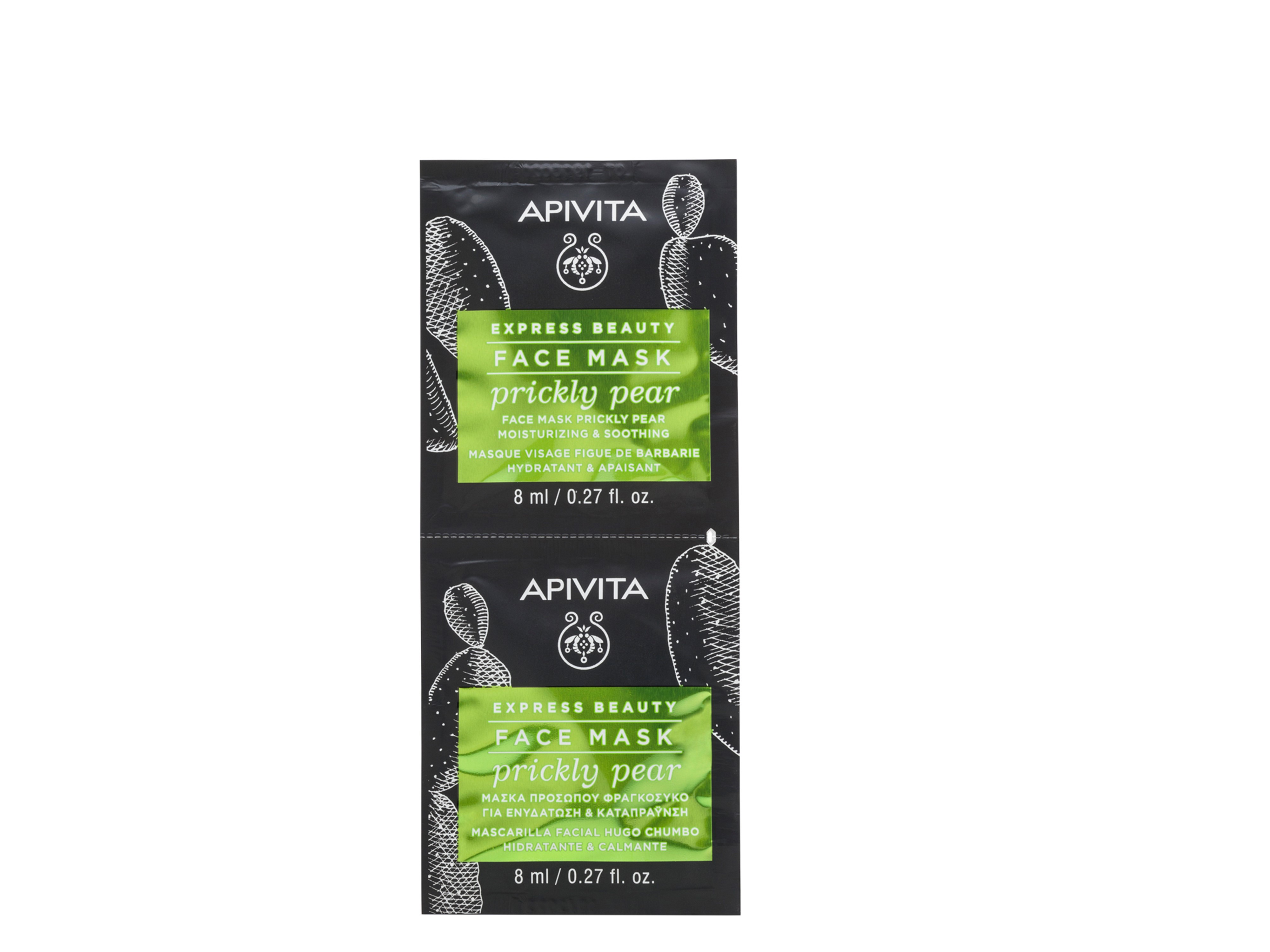 Apivita Express Beauty Face Mask Prickly Pear, 2 x 8 ml