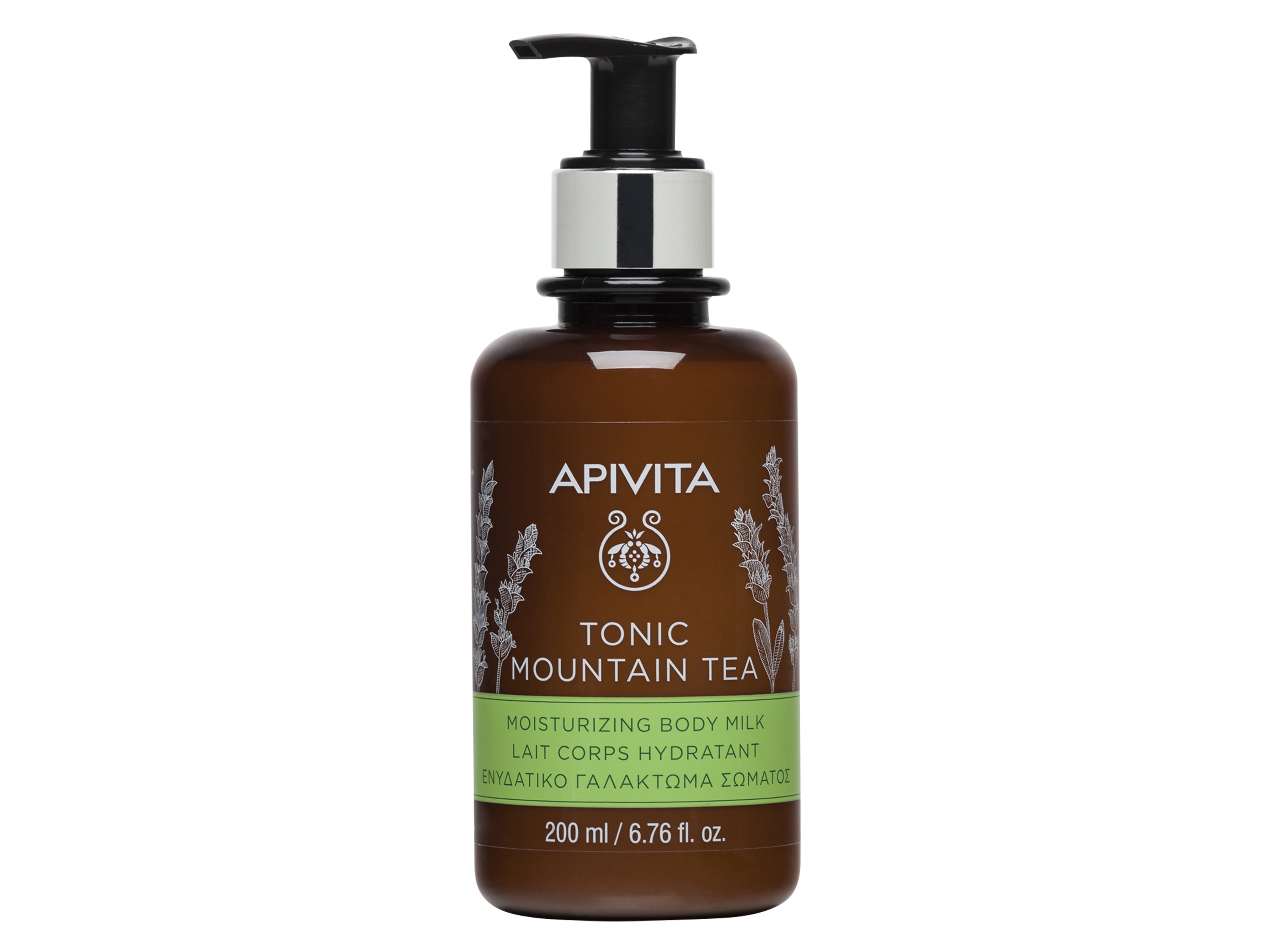 Apivita Tonic Mountain Tea Body Milk, 200 ml