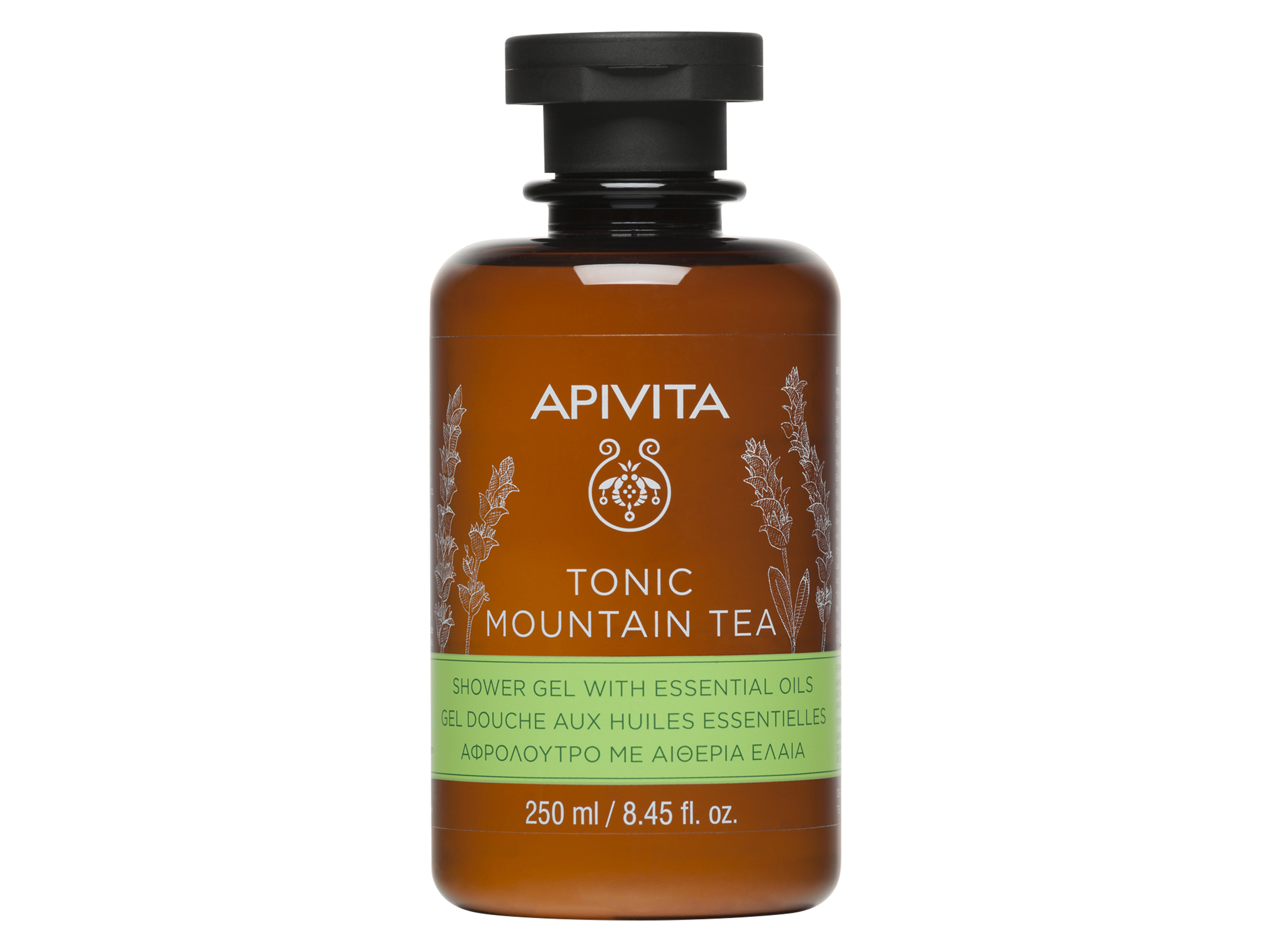 Apivita Tonic Mountain Tea Shower Gel, 250 ml