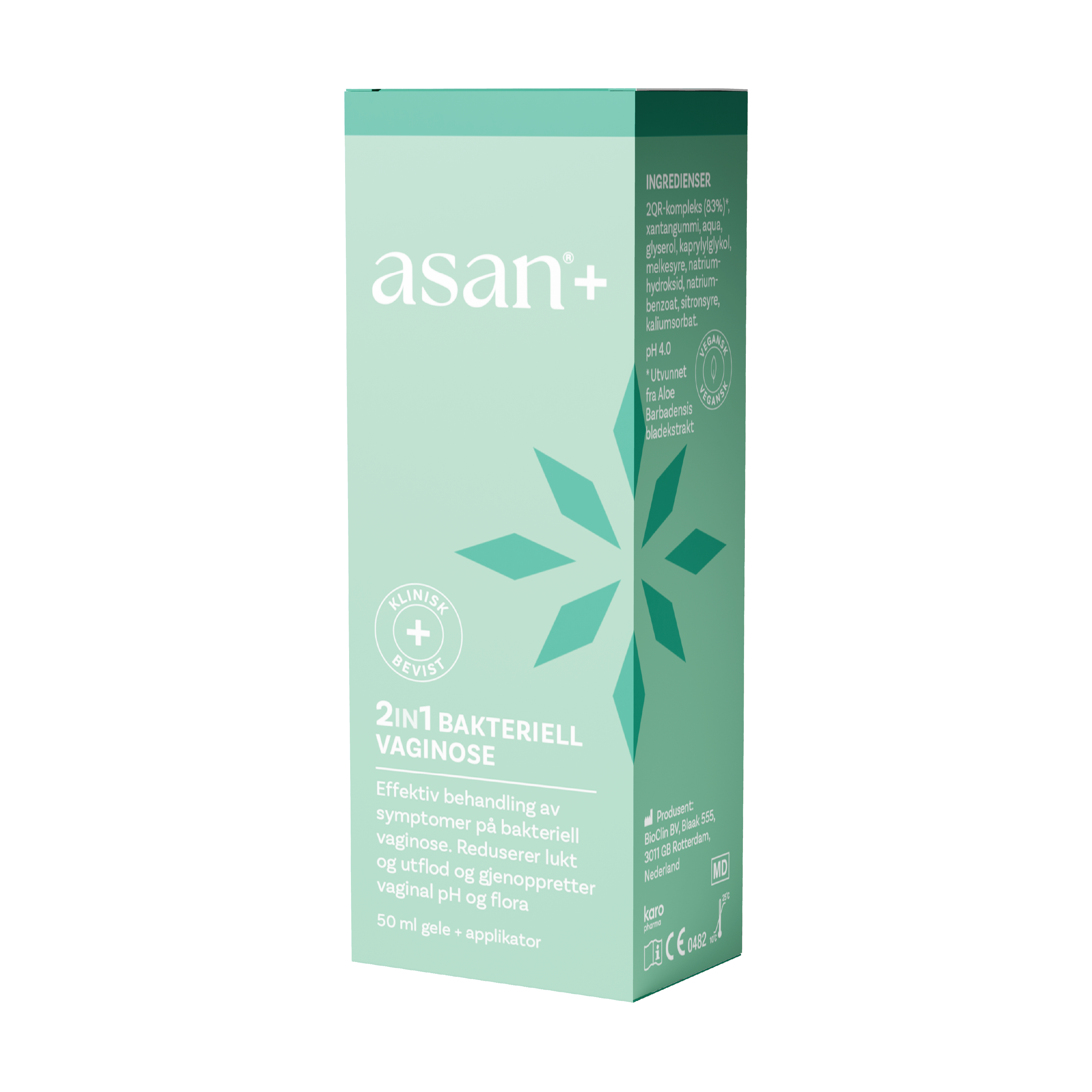 Asan+ 2in1 Bakteriell Vaginose, 50 ml
