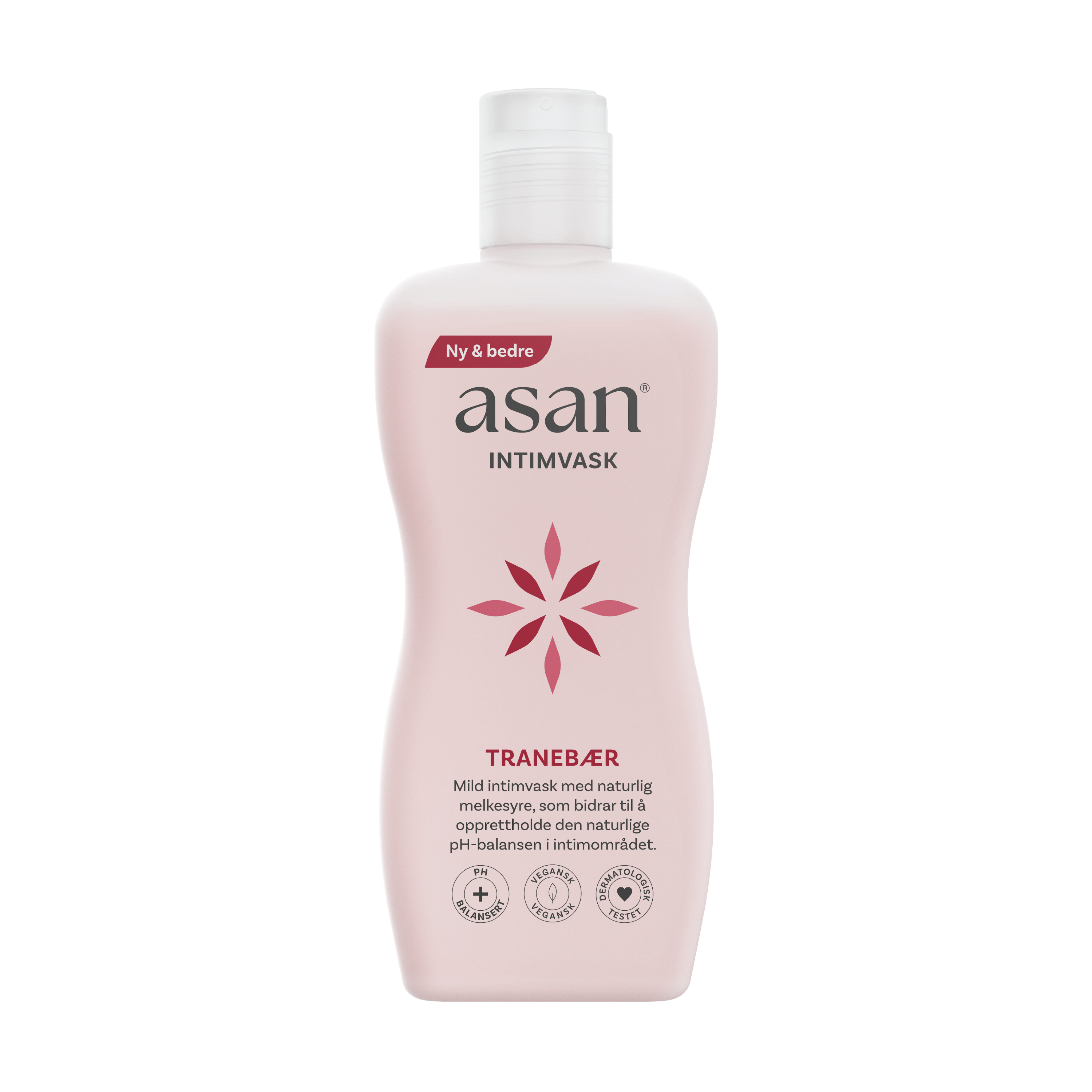 Asan Intimvask med tranebær og silkeekstrakt, 220 ml