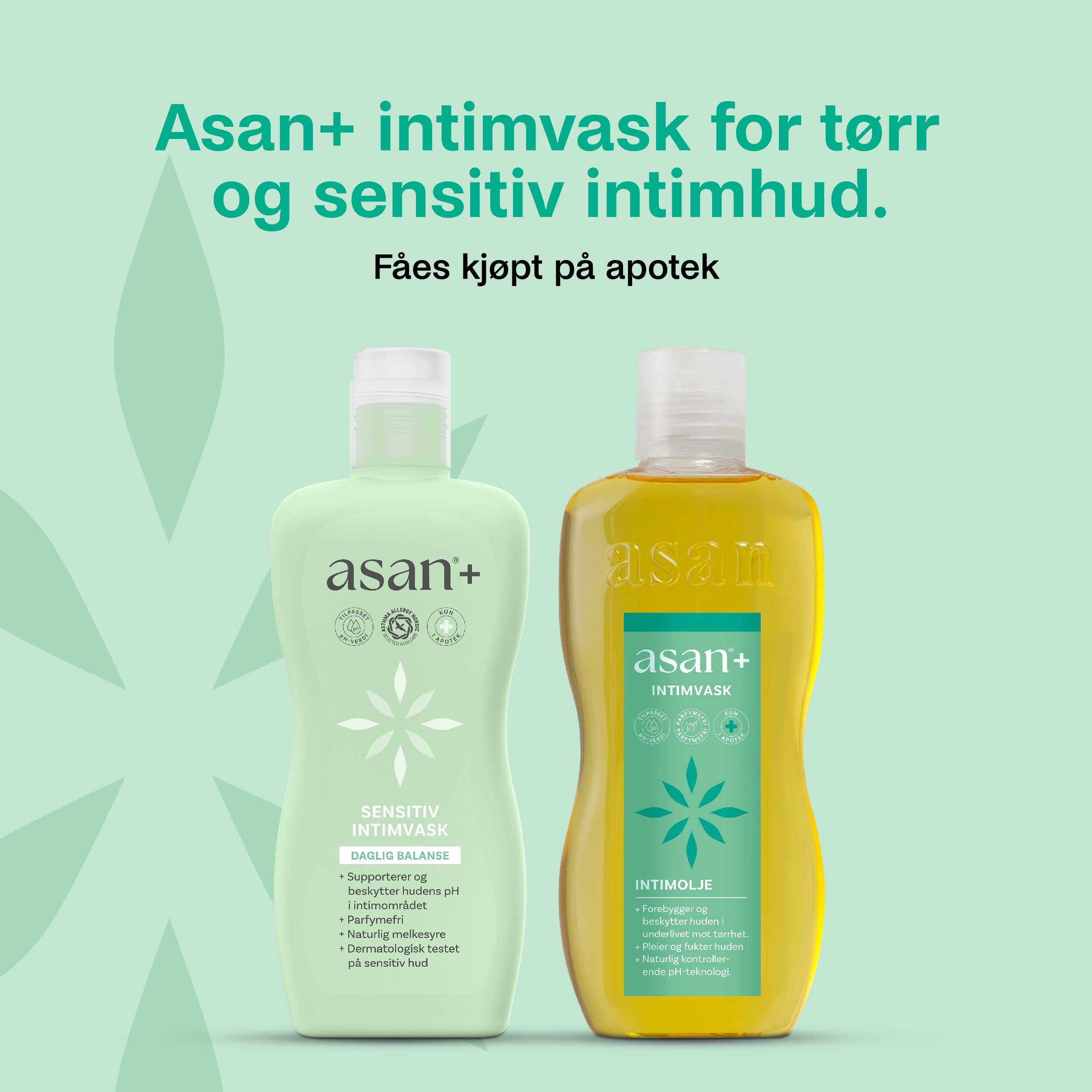 Asan+ Sensitiv Intimvask, 220 ml