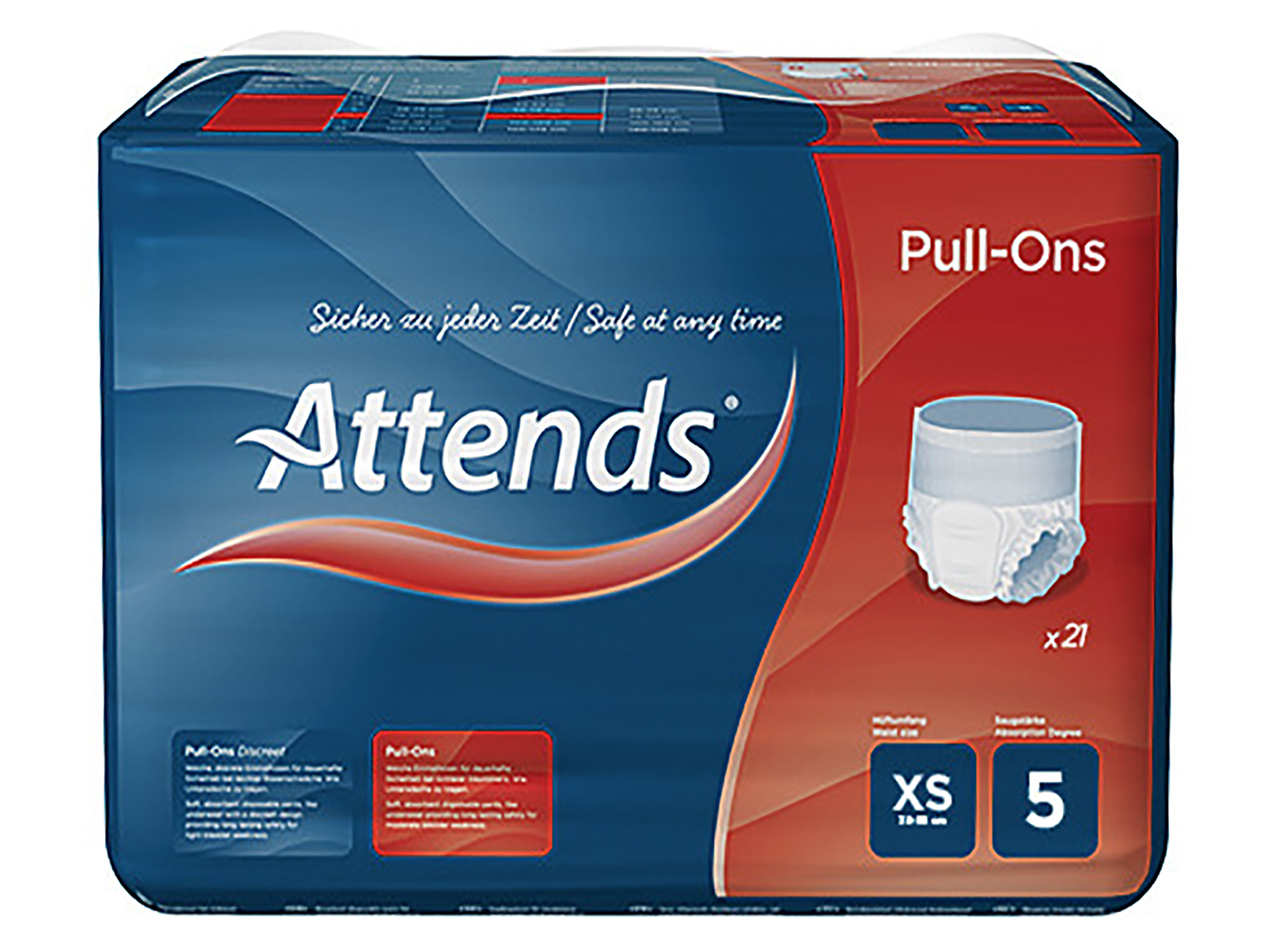 Attends Pull-Ons 5 bleiebukse, 21 stk.