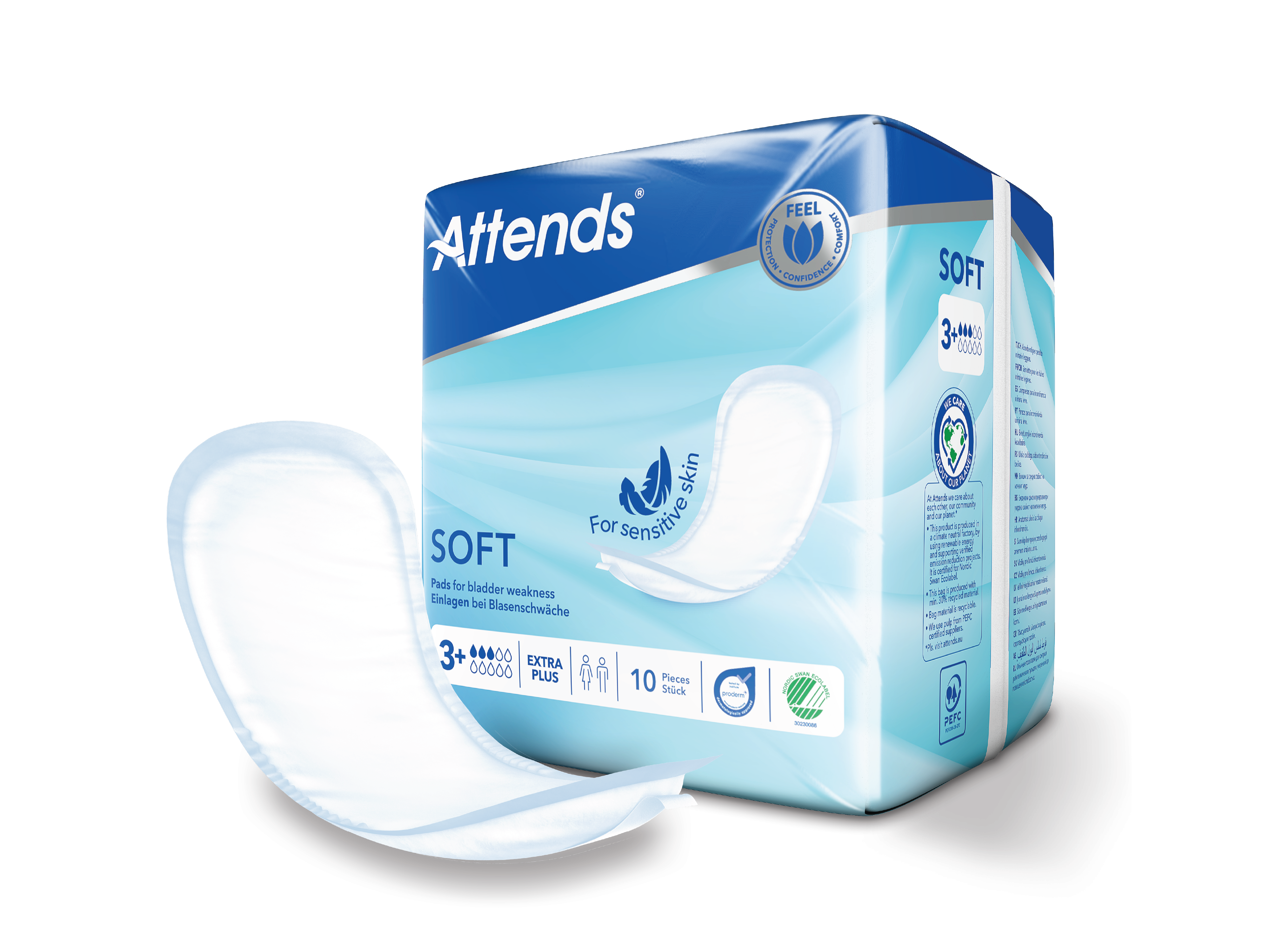 Attends Soft 3 extra plus, 10 stk