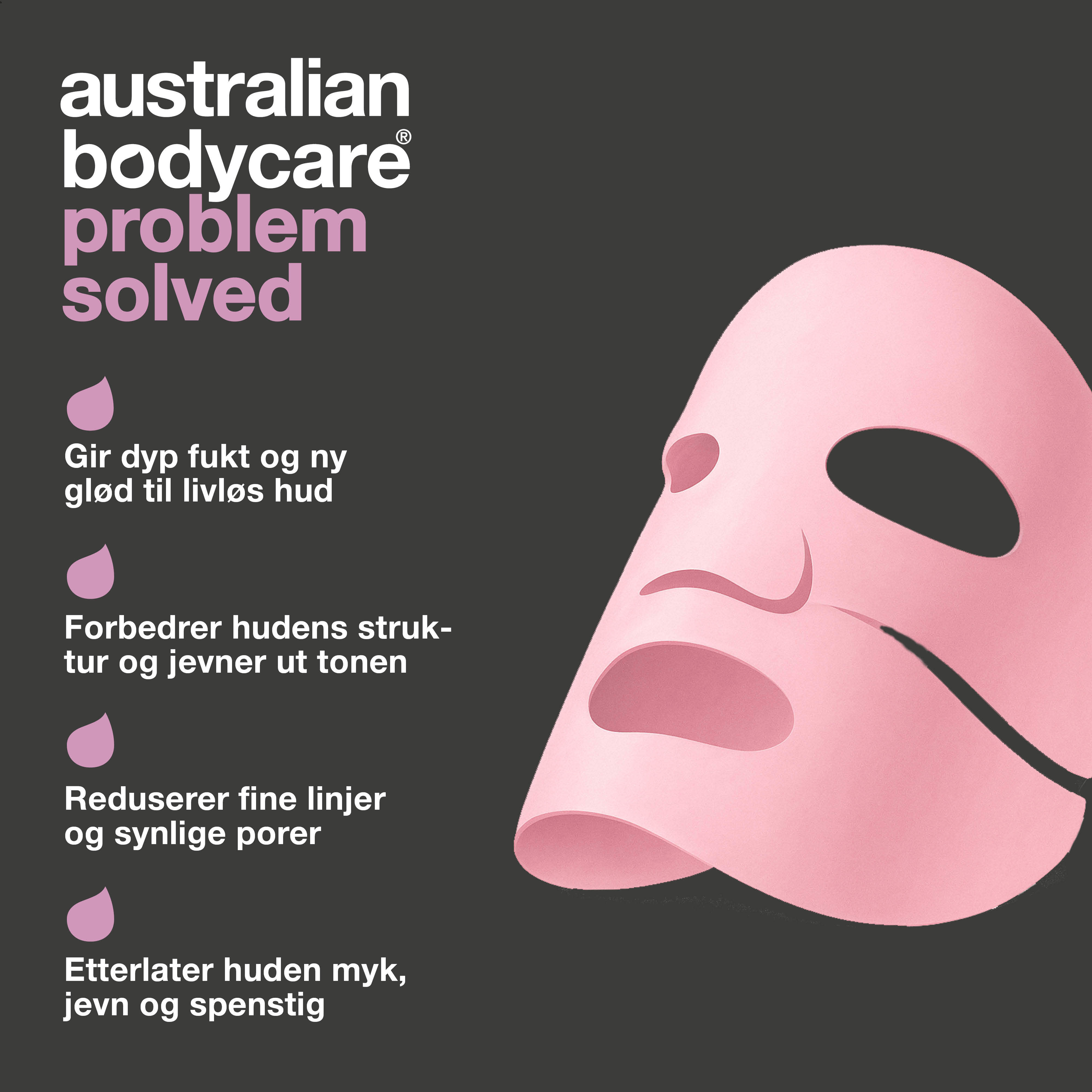 Australian Bodycare B12 Collagen Facial Mask, 4 stk.