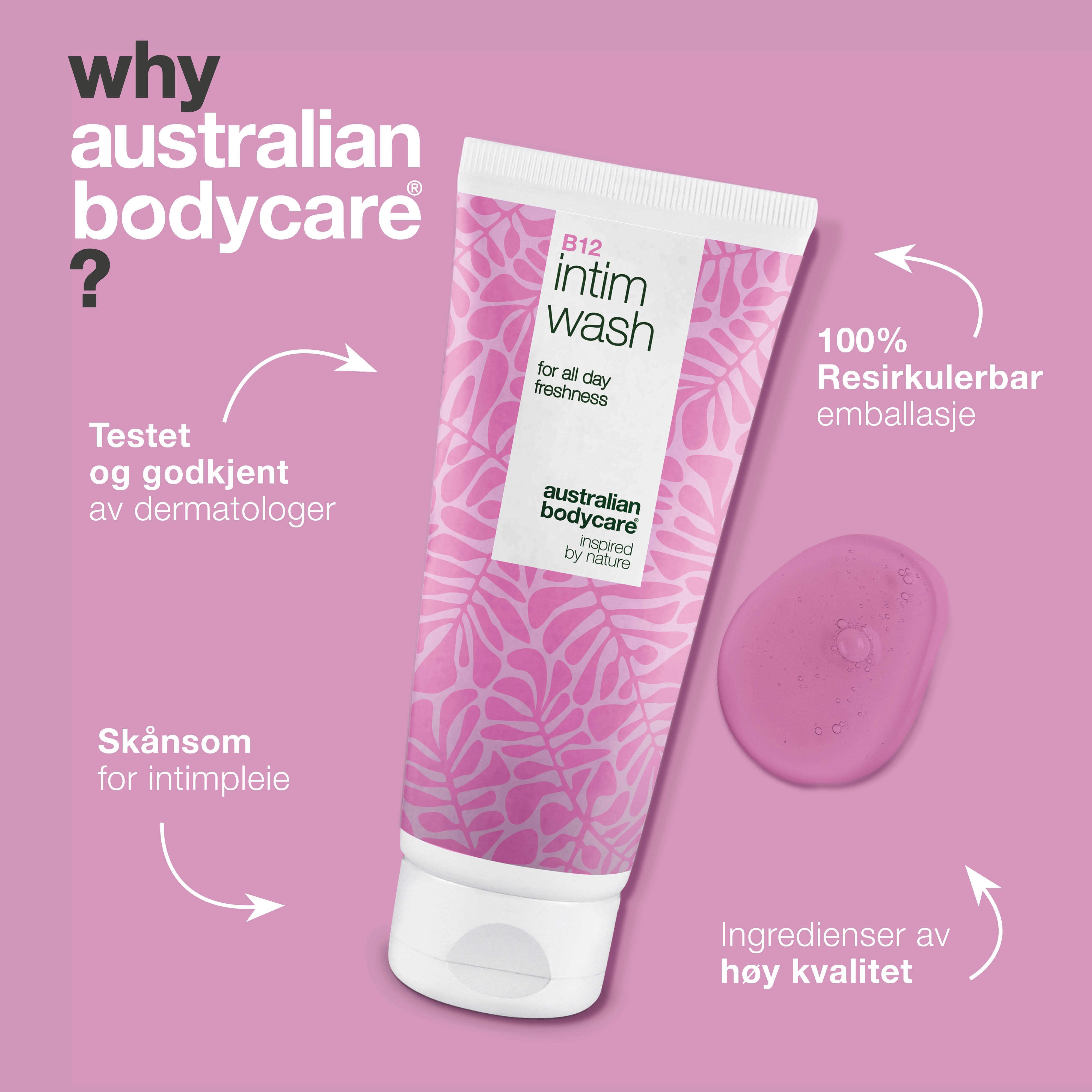 Australian Bodycare B12 Intim Wash, 200 ml