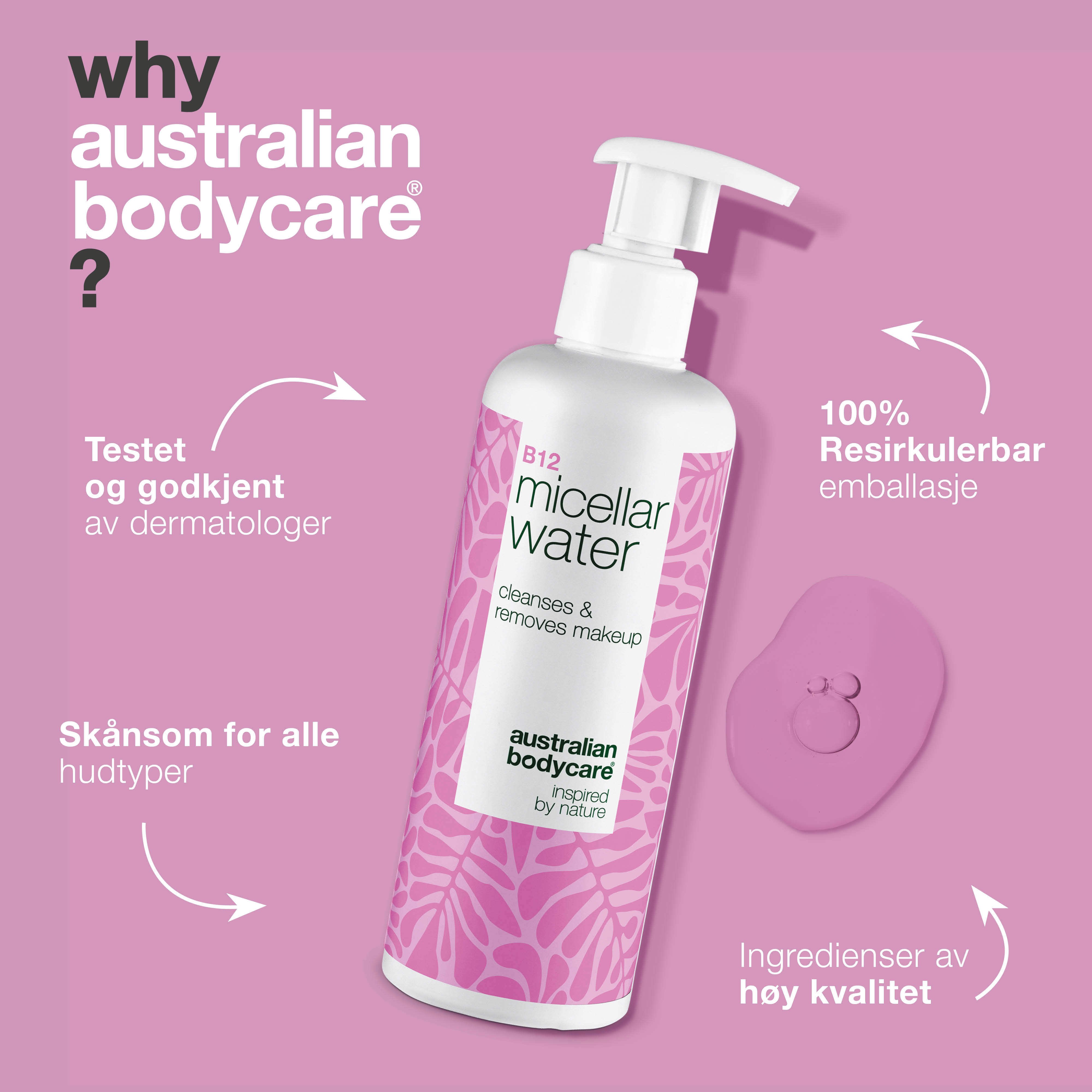 Australian Bodycare B12 Micellar Water, 200 ml