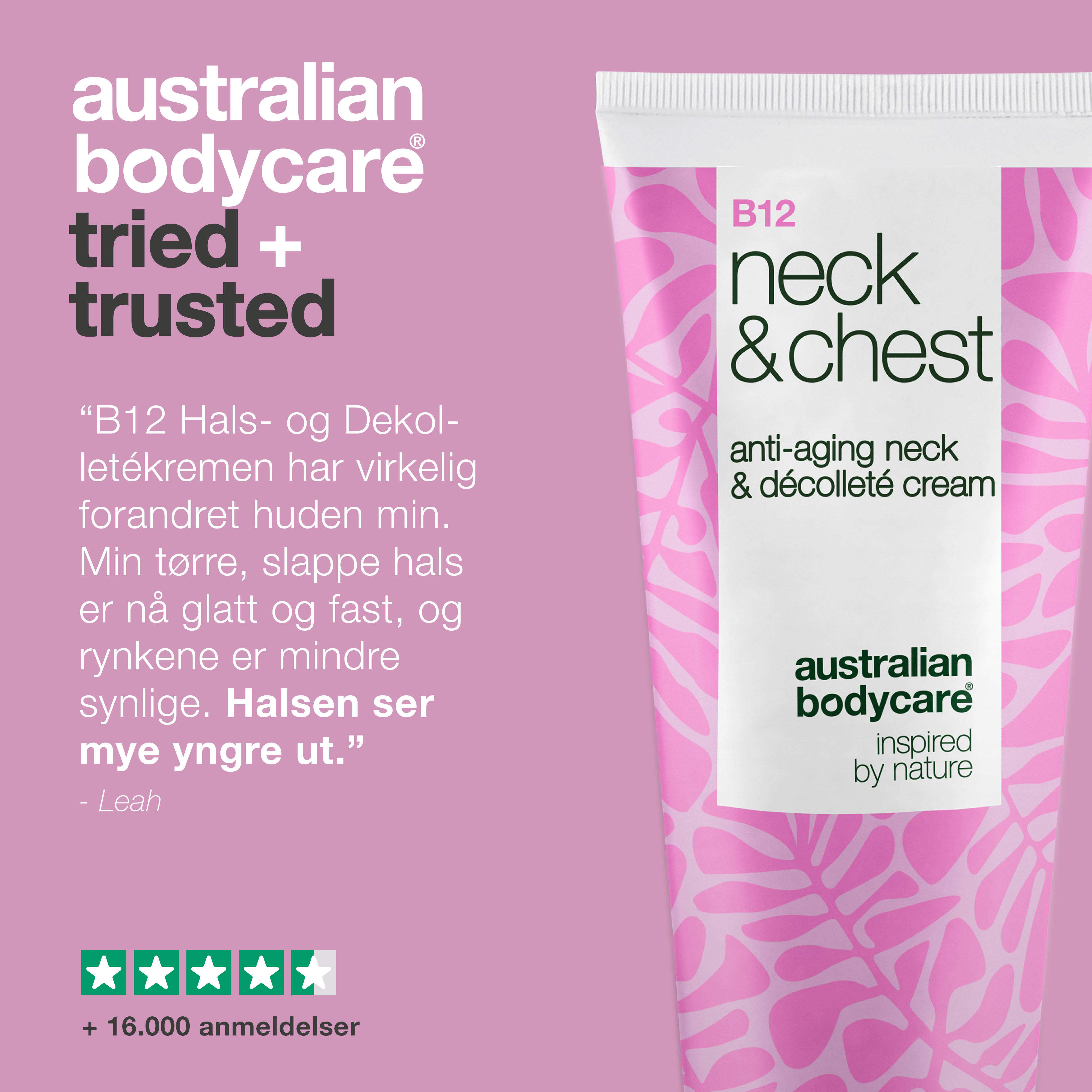 Australian Bodycare B12 Neck & Chest Cream, 100 ml