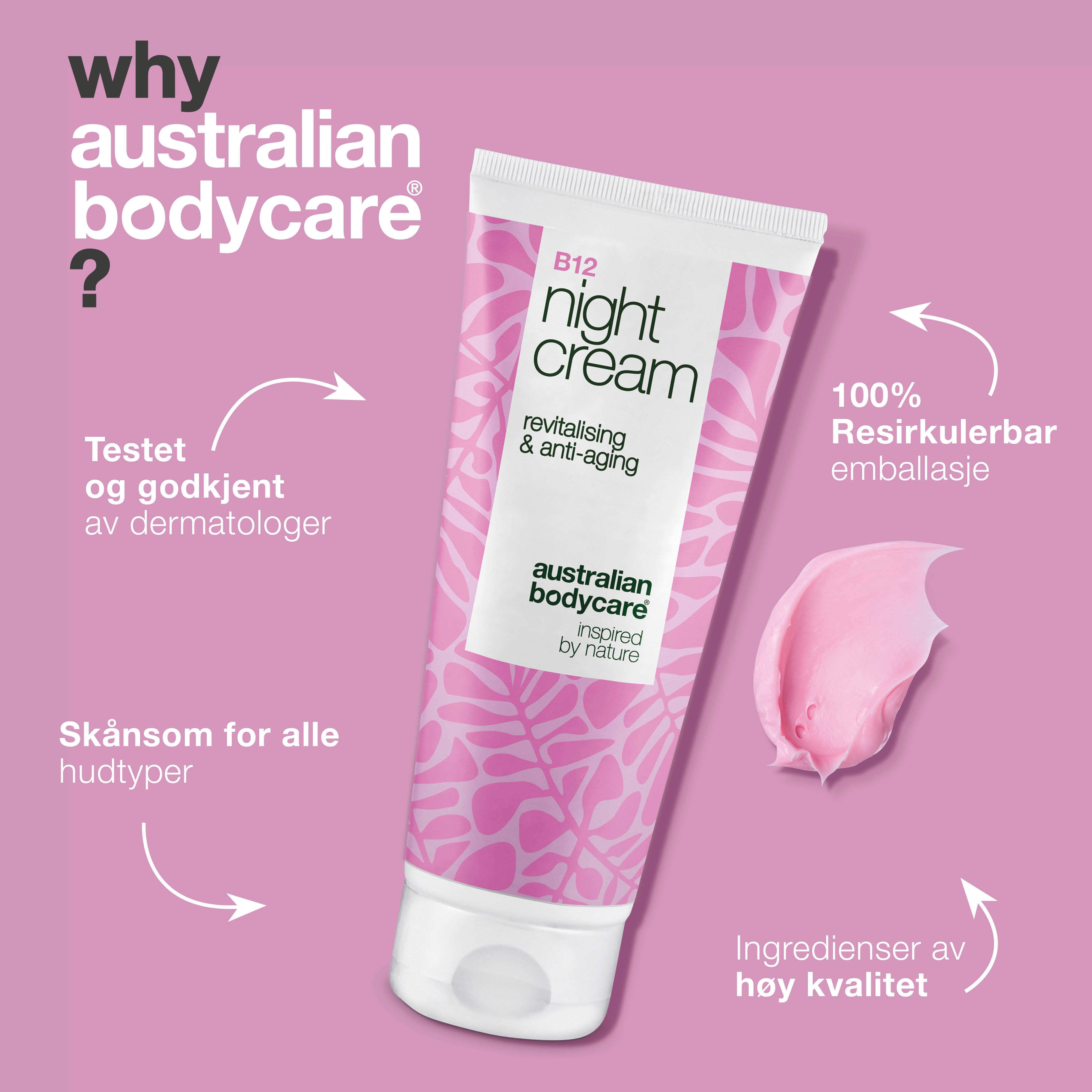 Australian Bodycare B12 Night Cream, 100 ml