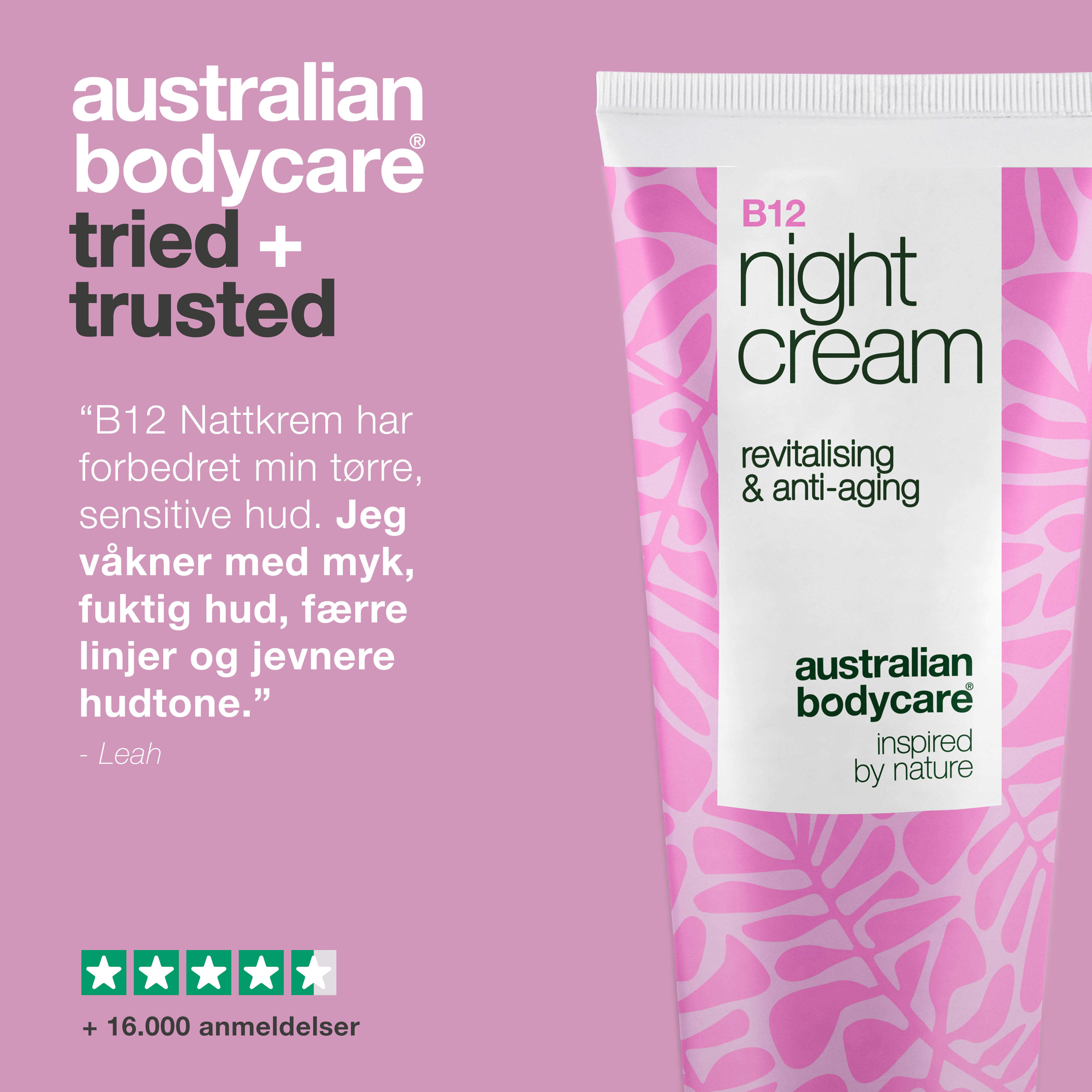 Australian Bodycare B12 Night Cream, 100 ml