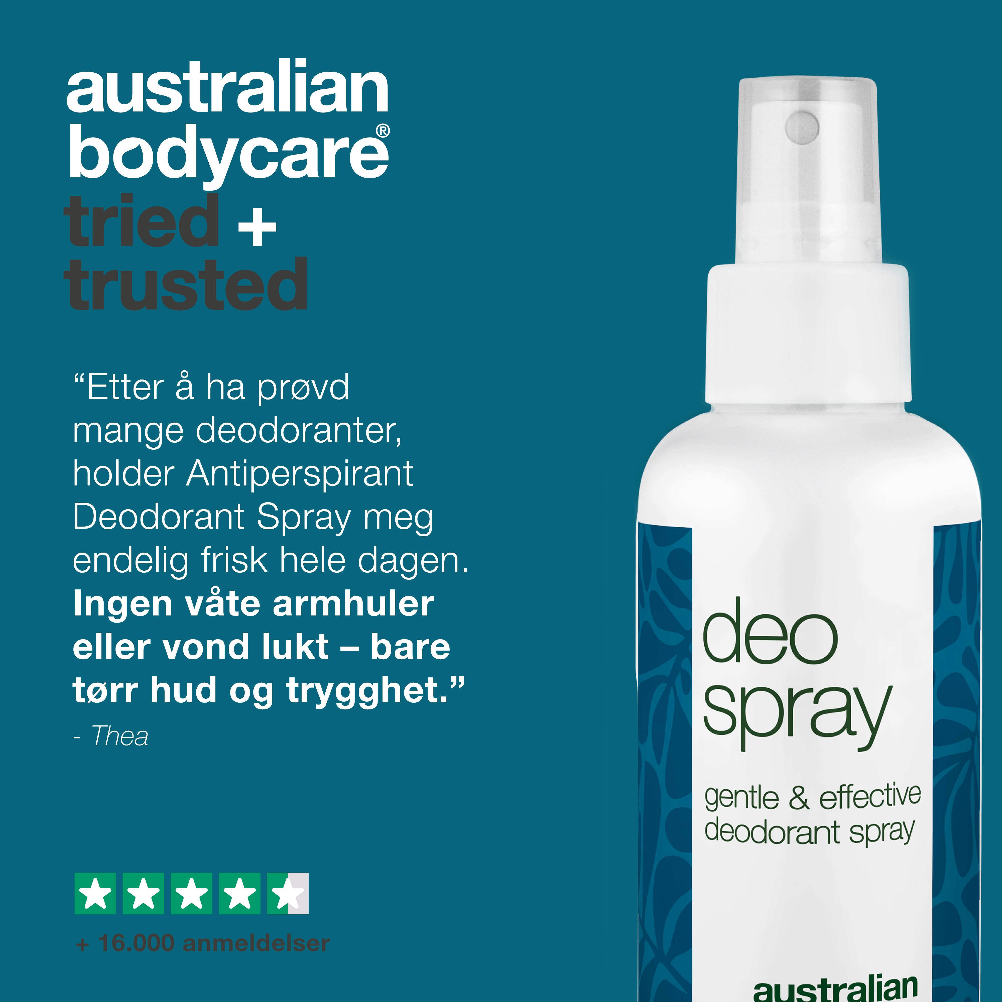 Australian Bodycare Deo Spray, 100 ml
