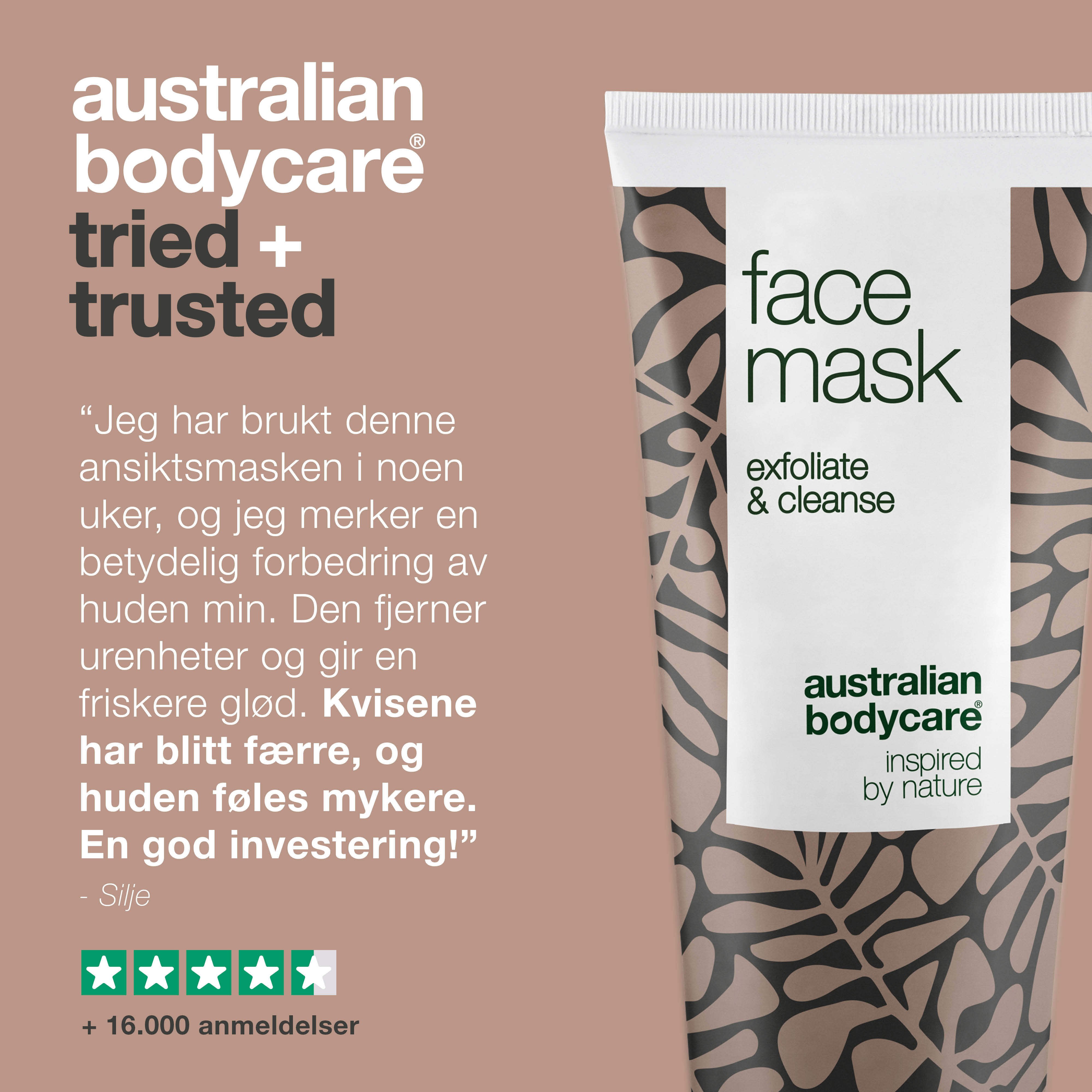 Australian Bodycare Face Mask, 100 ml
