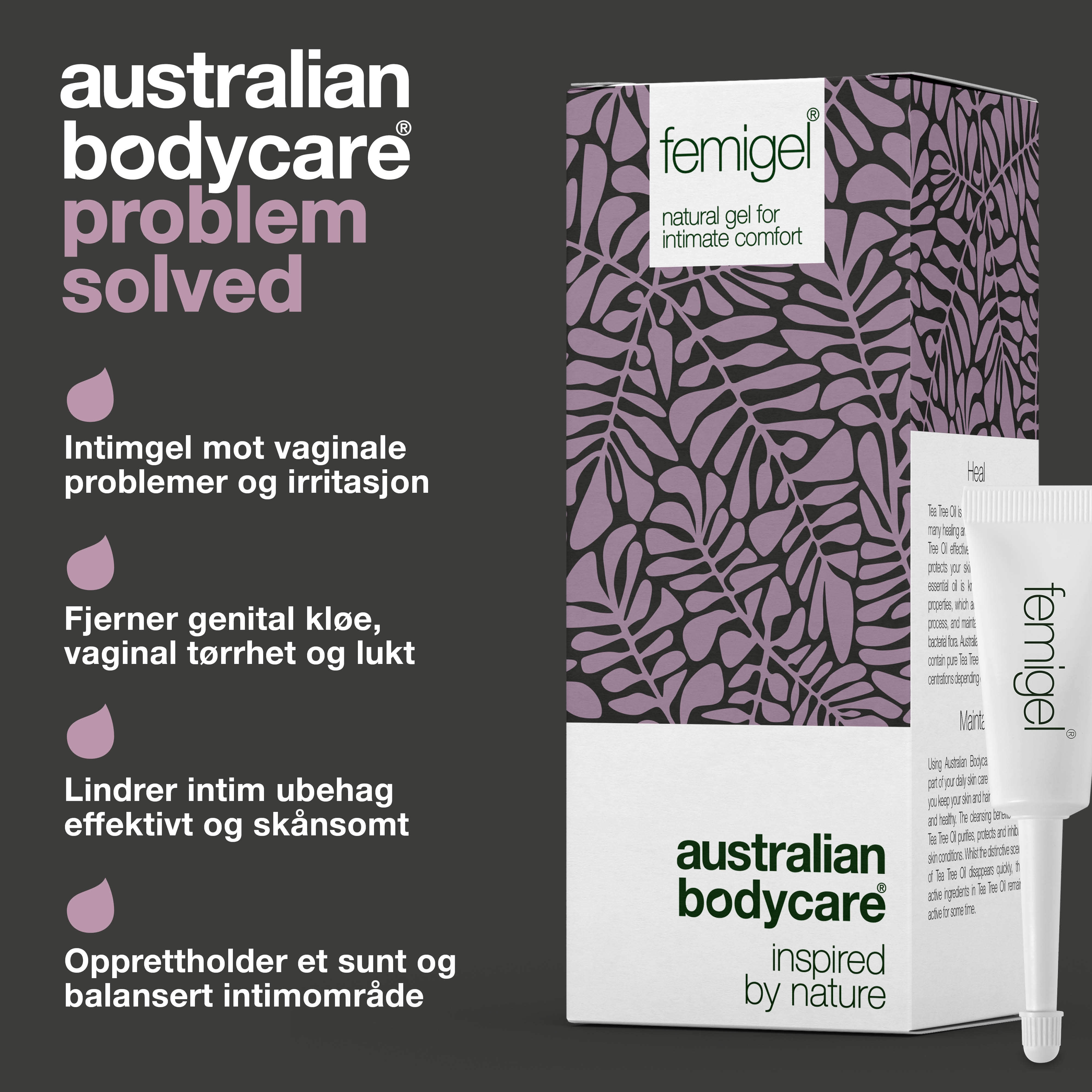 Australian Bodycare Femigel, 15 x 7 ml