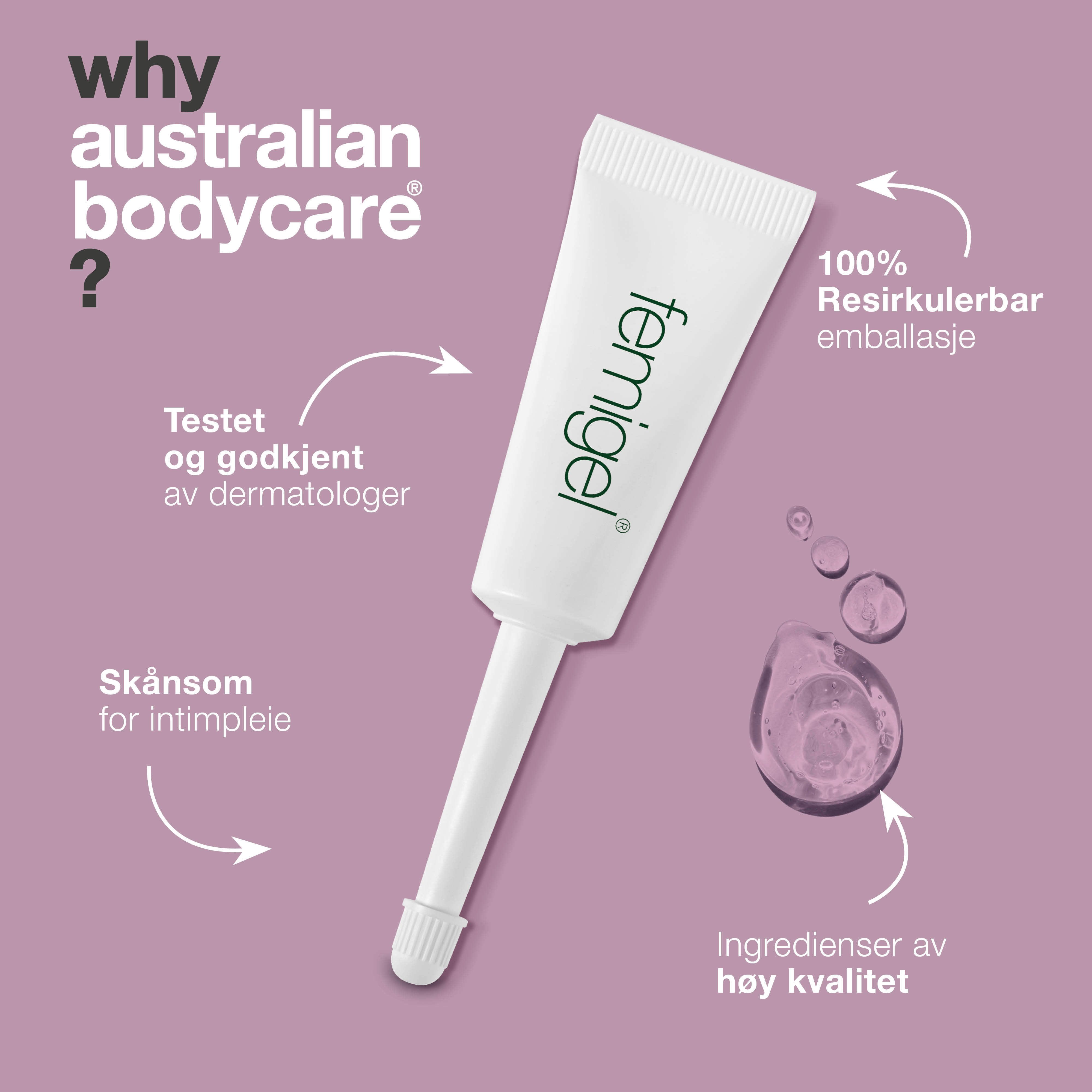 Australian Bodycare Femigel, 15 x 7 ml