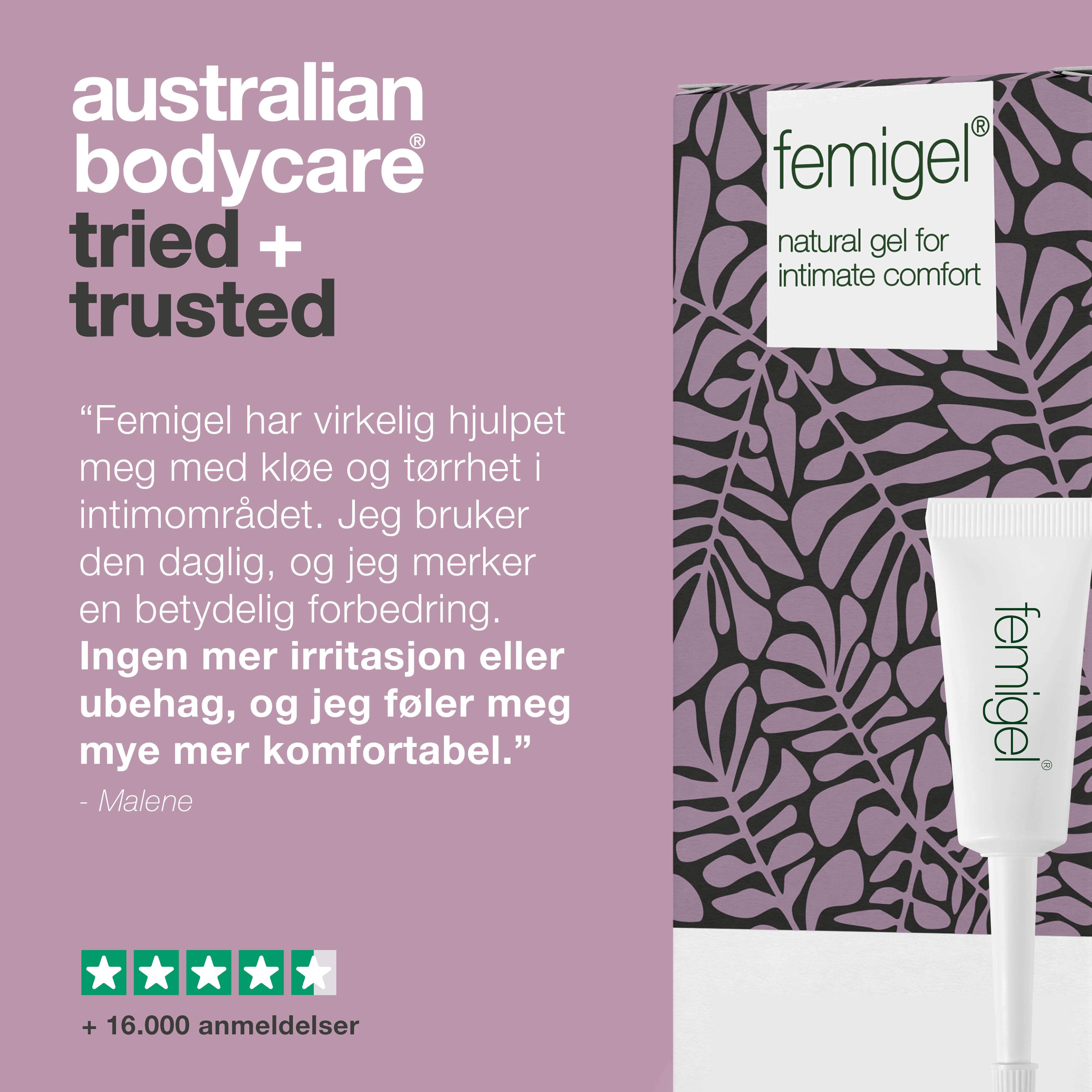 Australian Bodycare Femigel, 5 x 7 ml