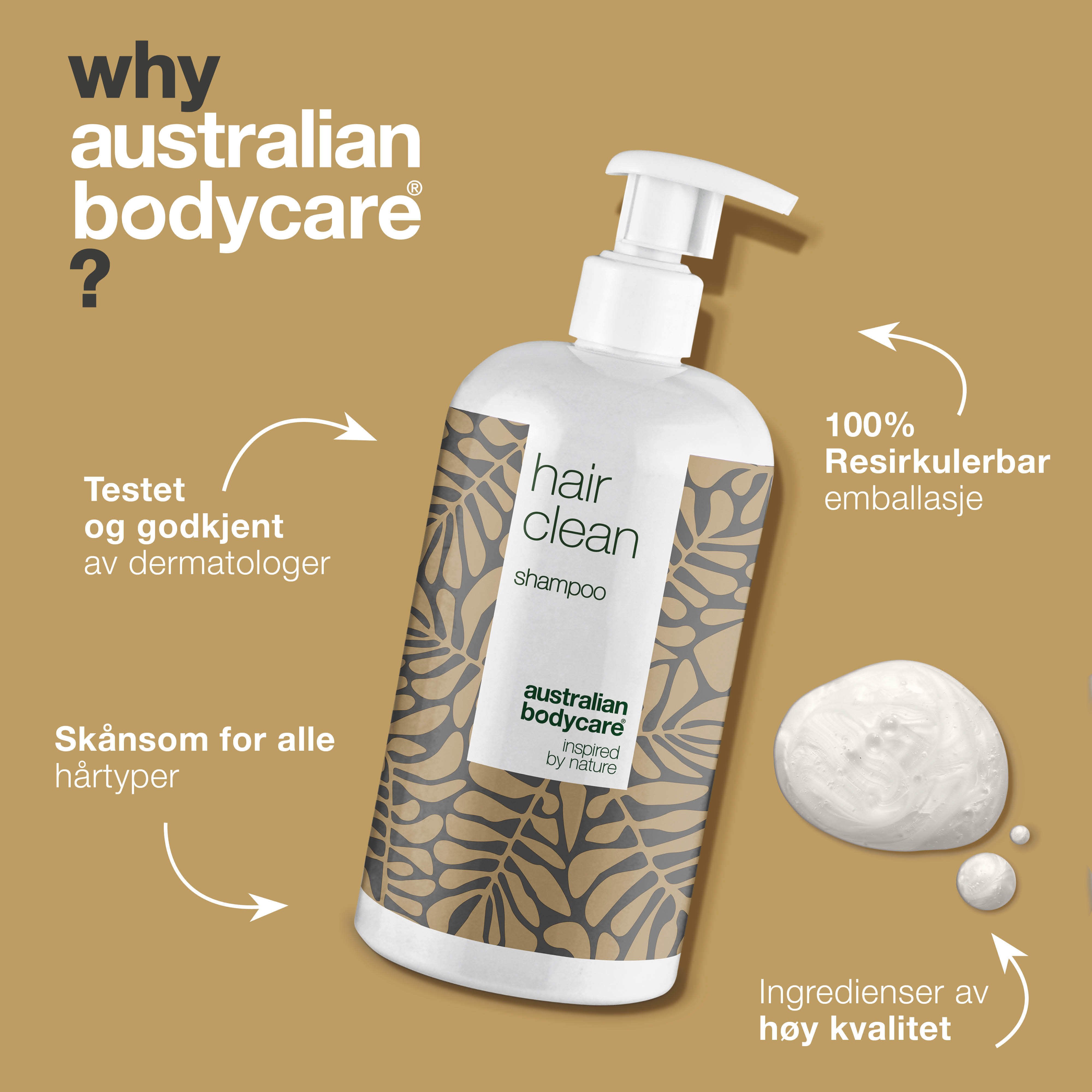 Australian Bodycare Hair Clean, 500 ml