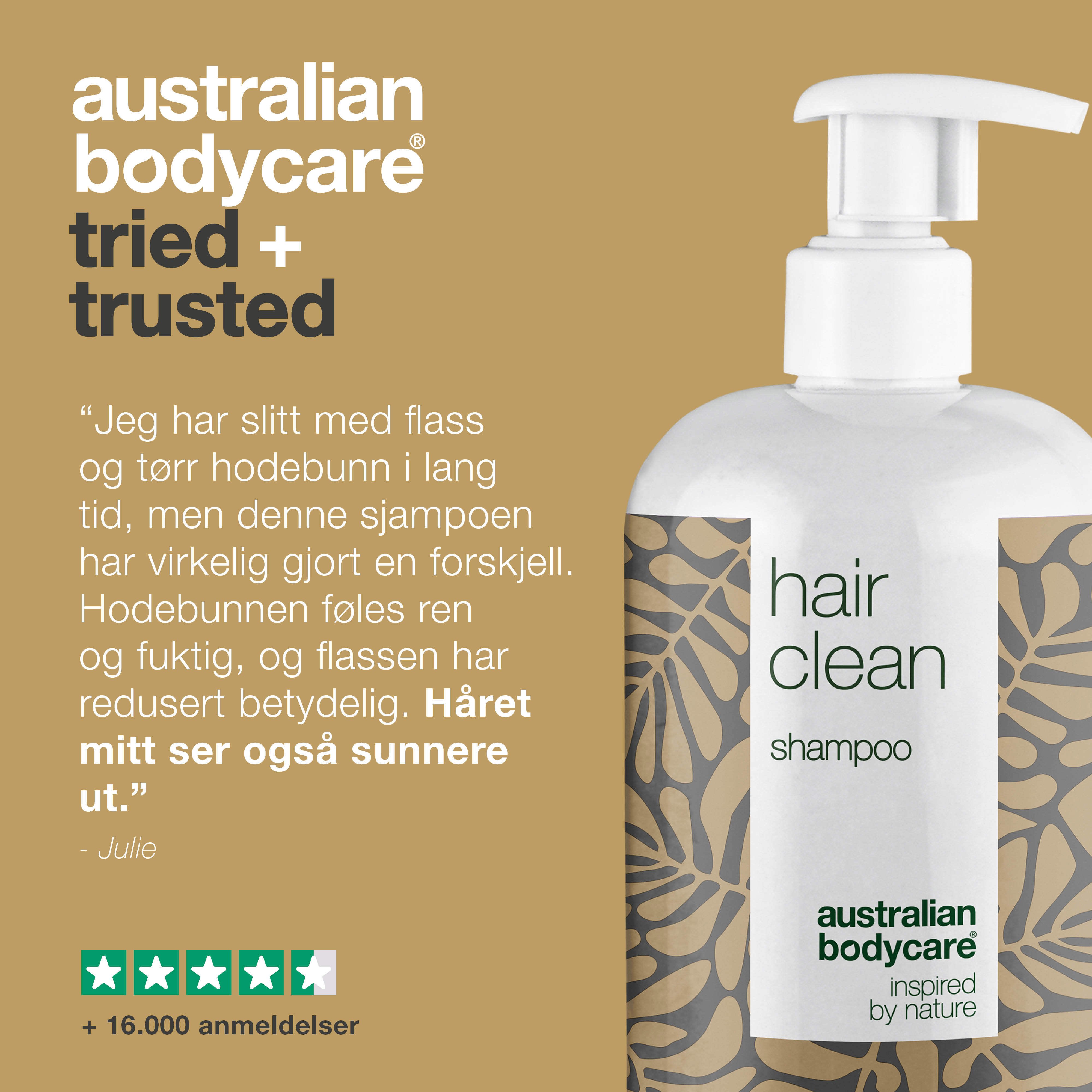 Australian Bodycare Hair Clean, 500 ml