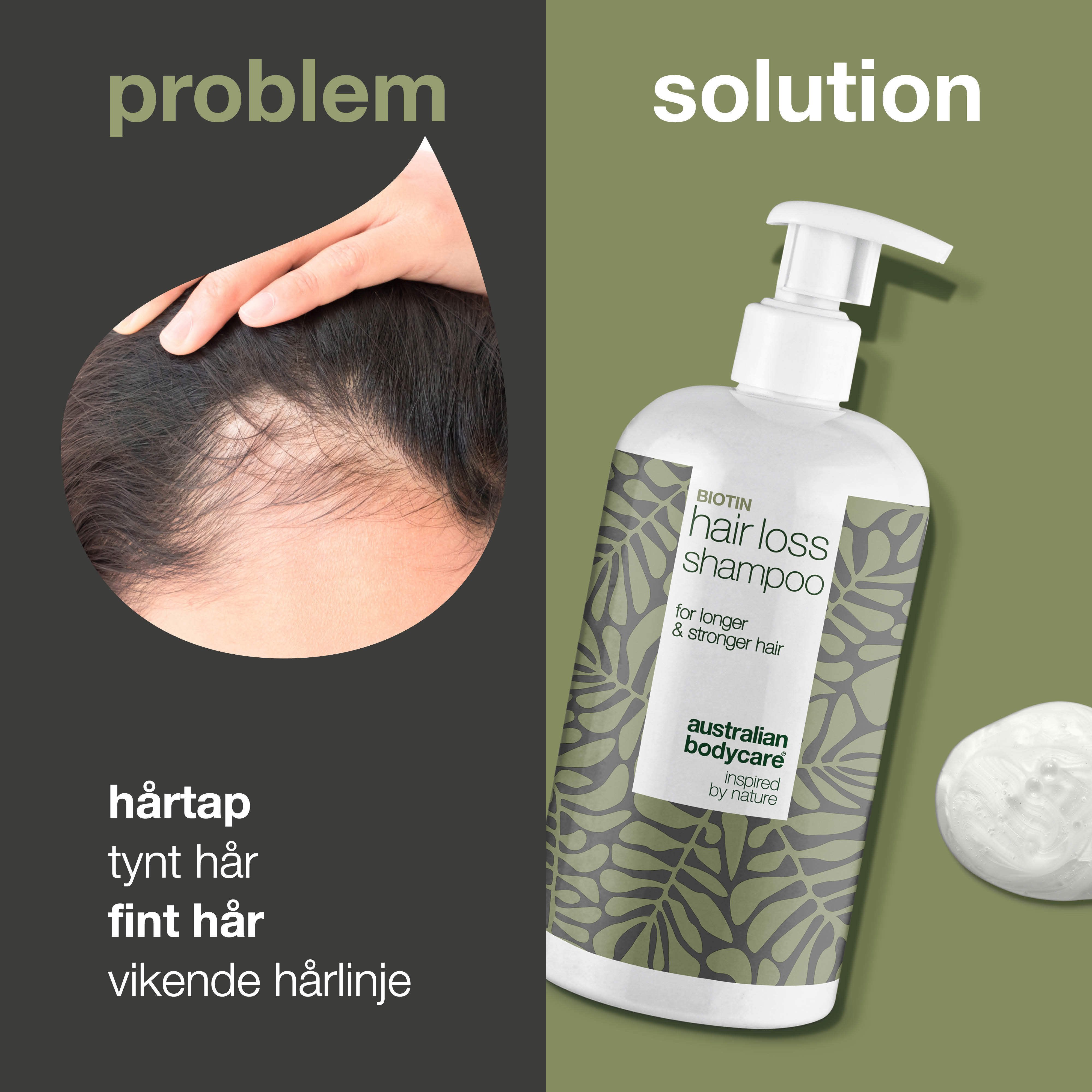 Australian Bodycare Hair Loss Wash Shampoo, 500 ml