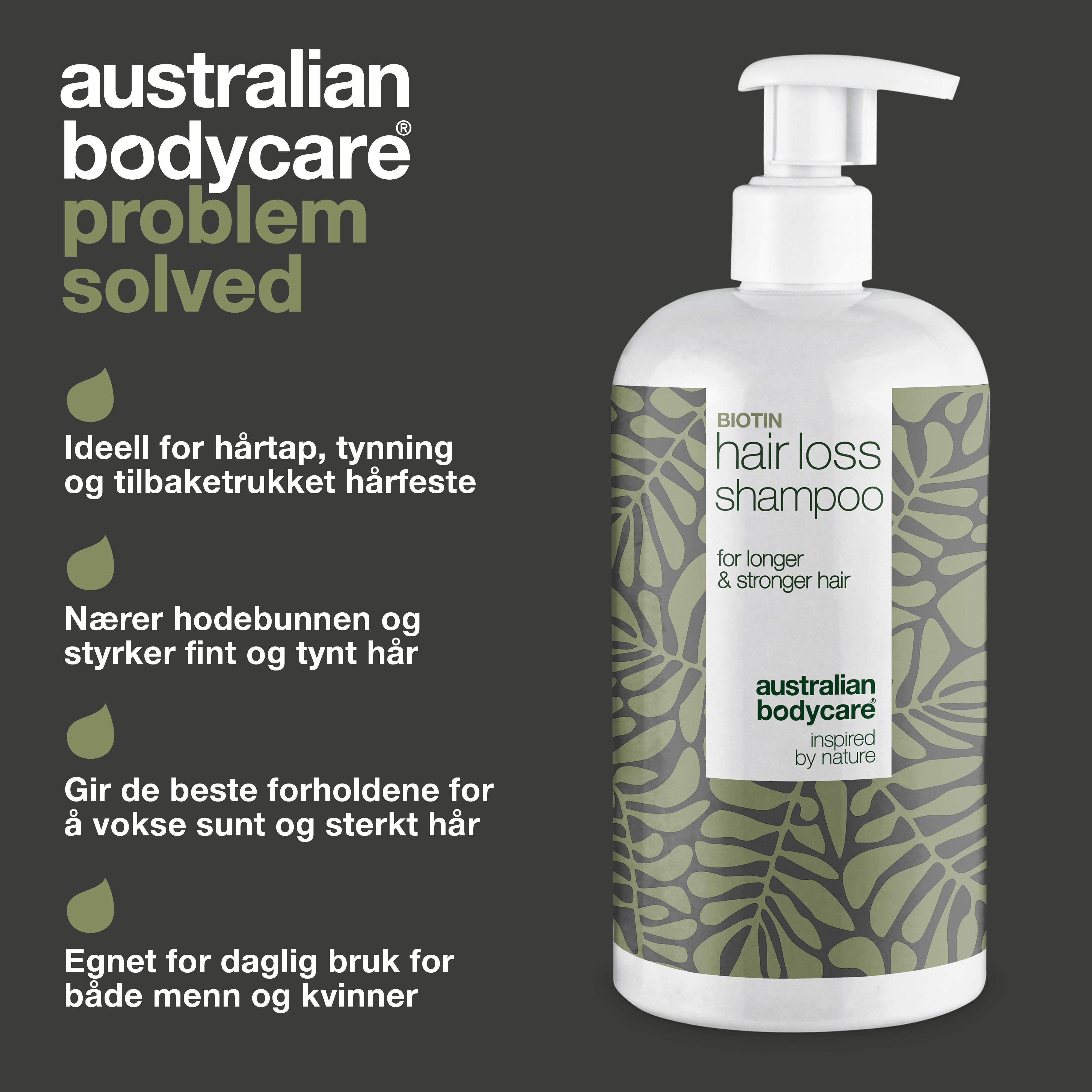Australian Bodycare Hair Loss Wash Shampoo, 500 ml