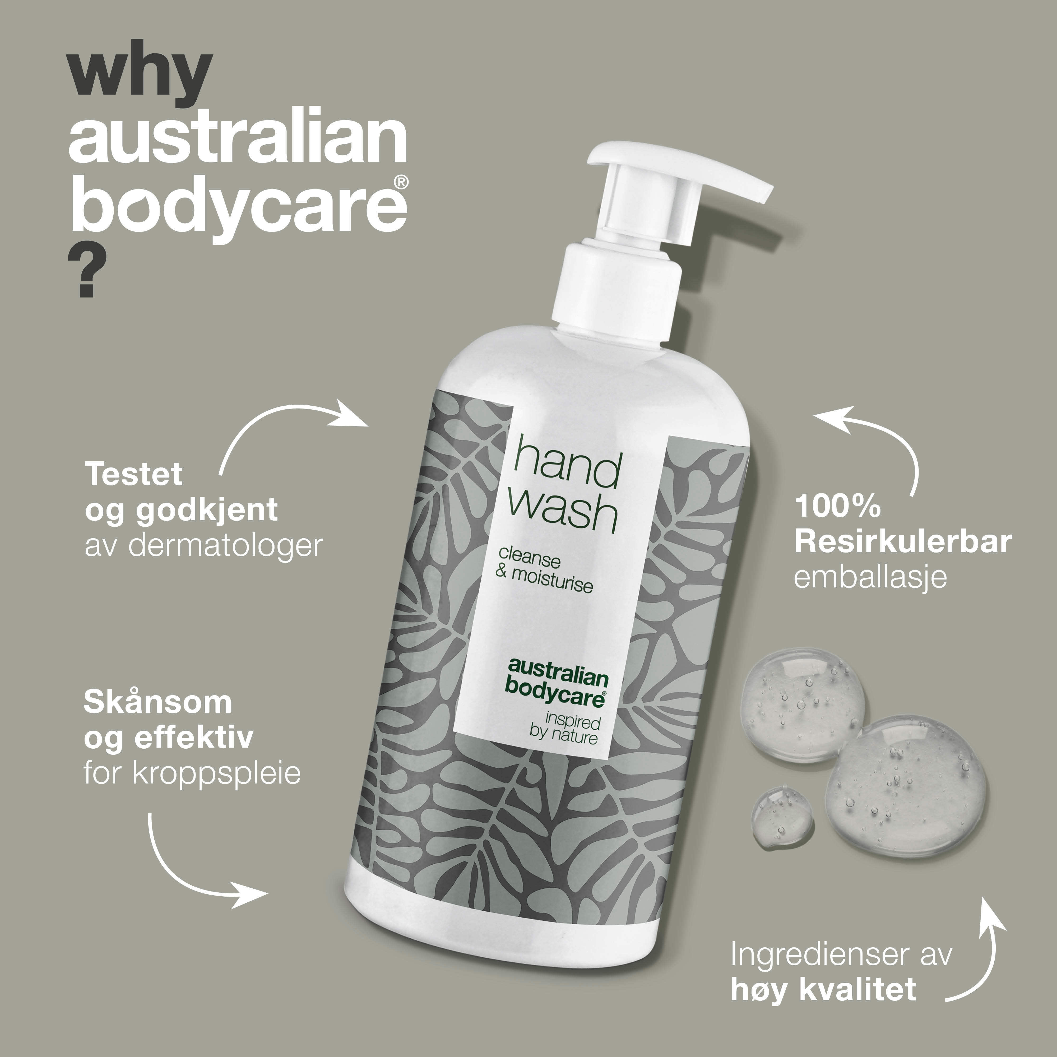 Australian Bodycare Hand Wash, 500 ml