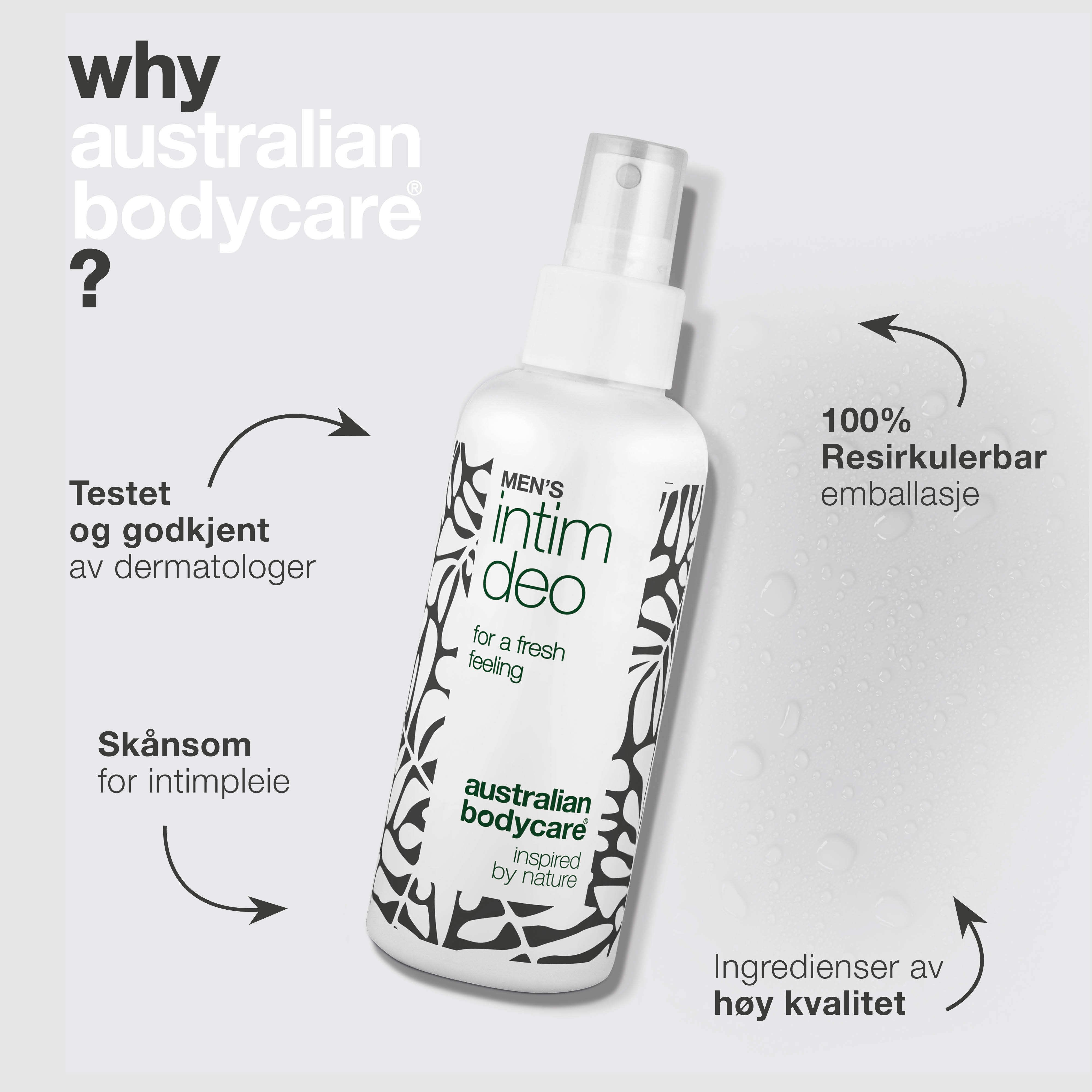 Australian Bodycare Men's Intim Deo, 100 ml