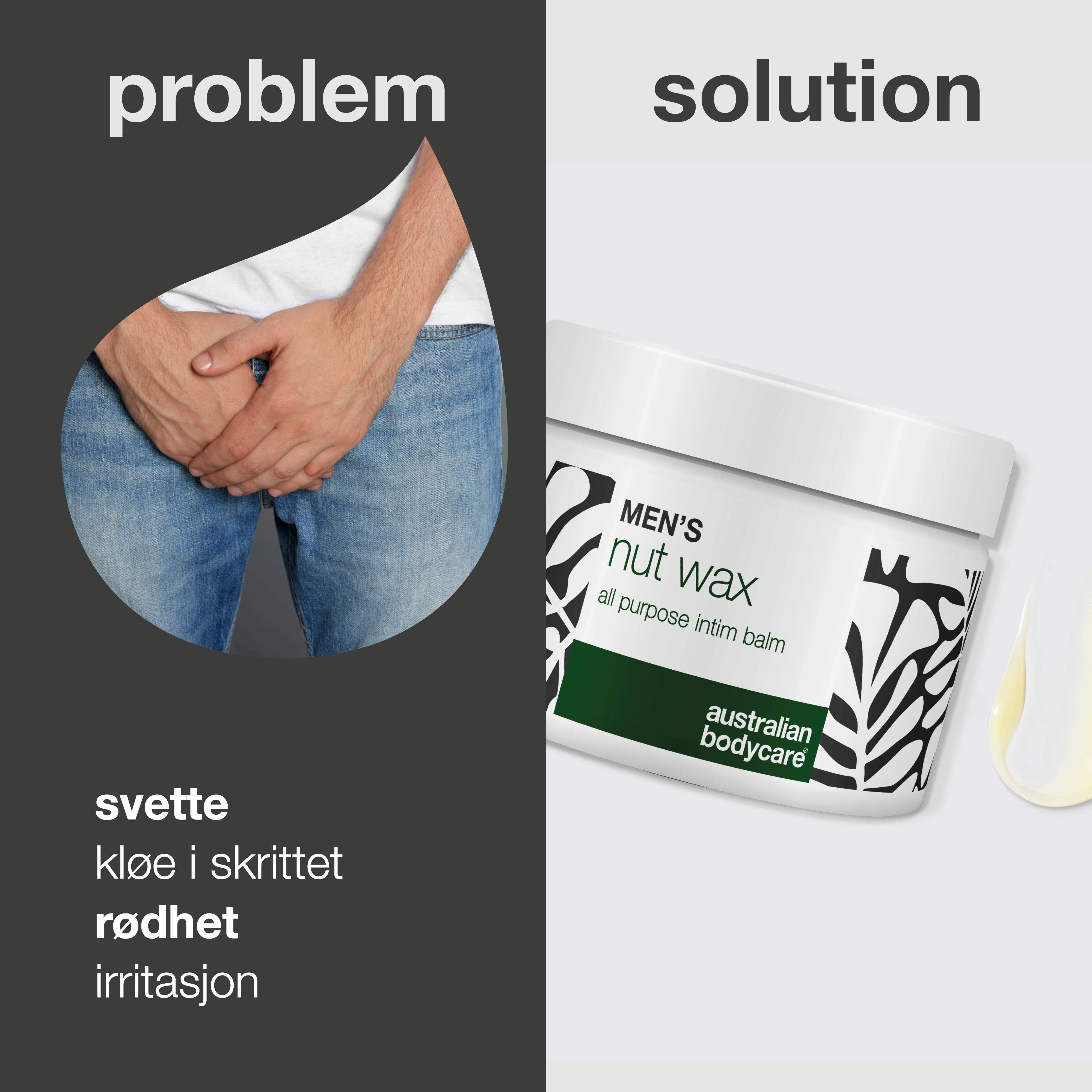 Australian Bodycare Men's Nut Wax All Purpose Intim Balm, 50 ml