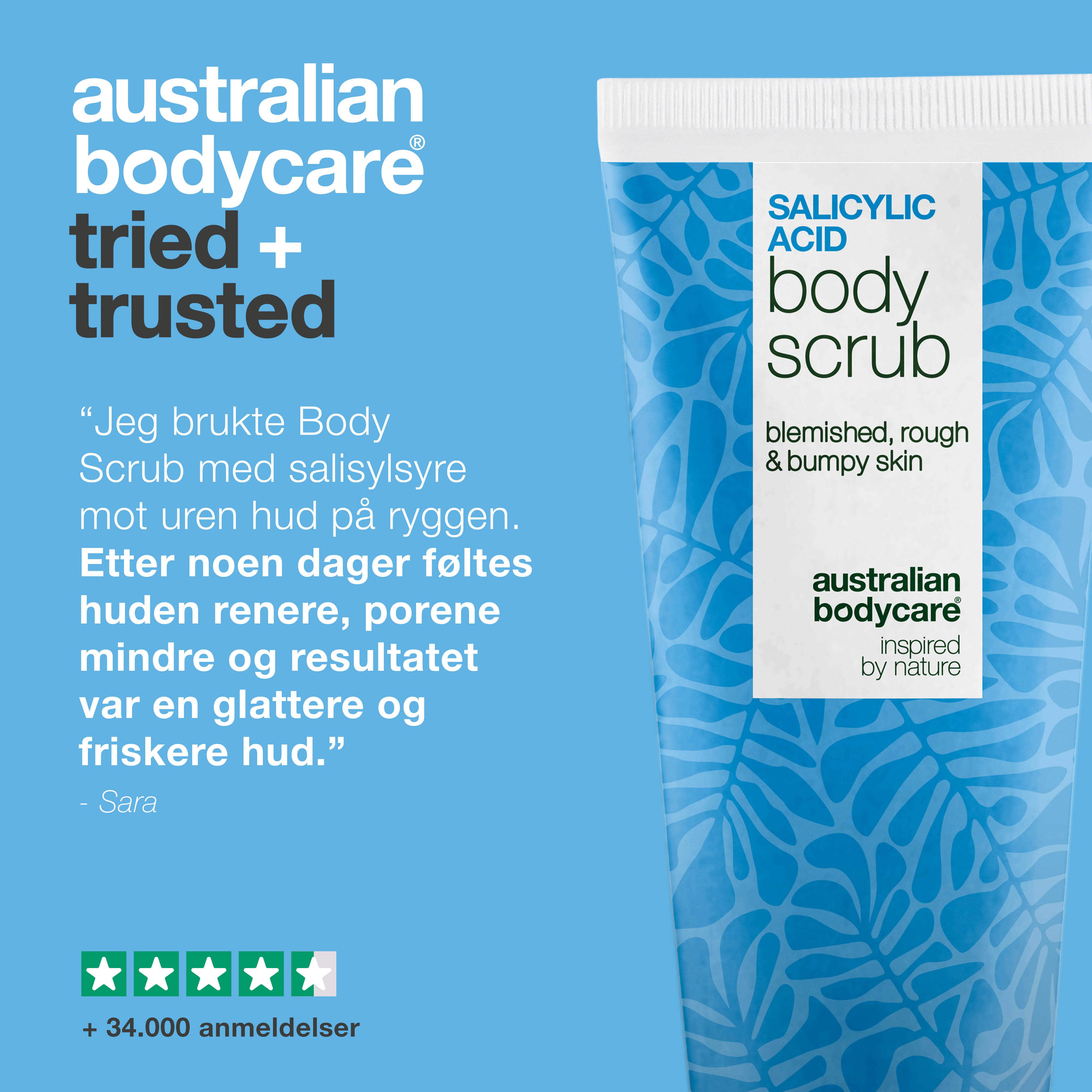 Australian Bodycare Salicylic Acid Body Scrub, 200 ml