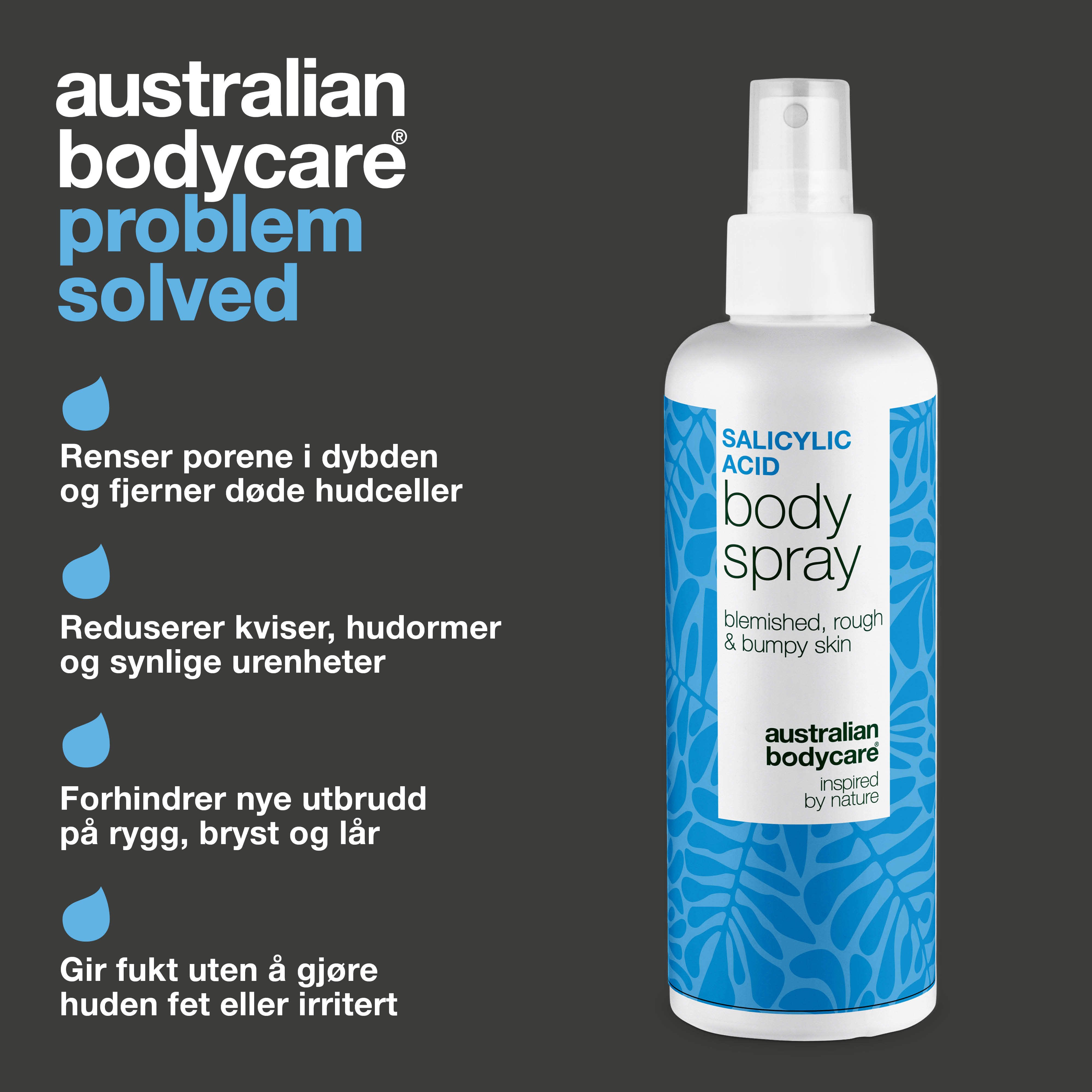 Australian Bodycare Salicylic Acid Body Spray, 250 ml