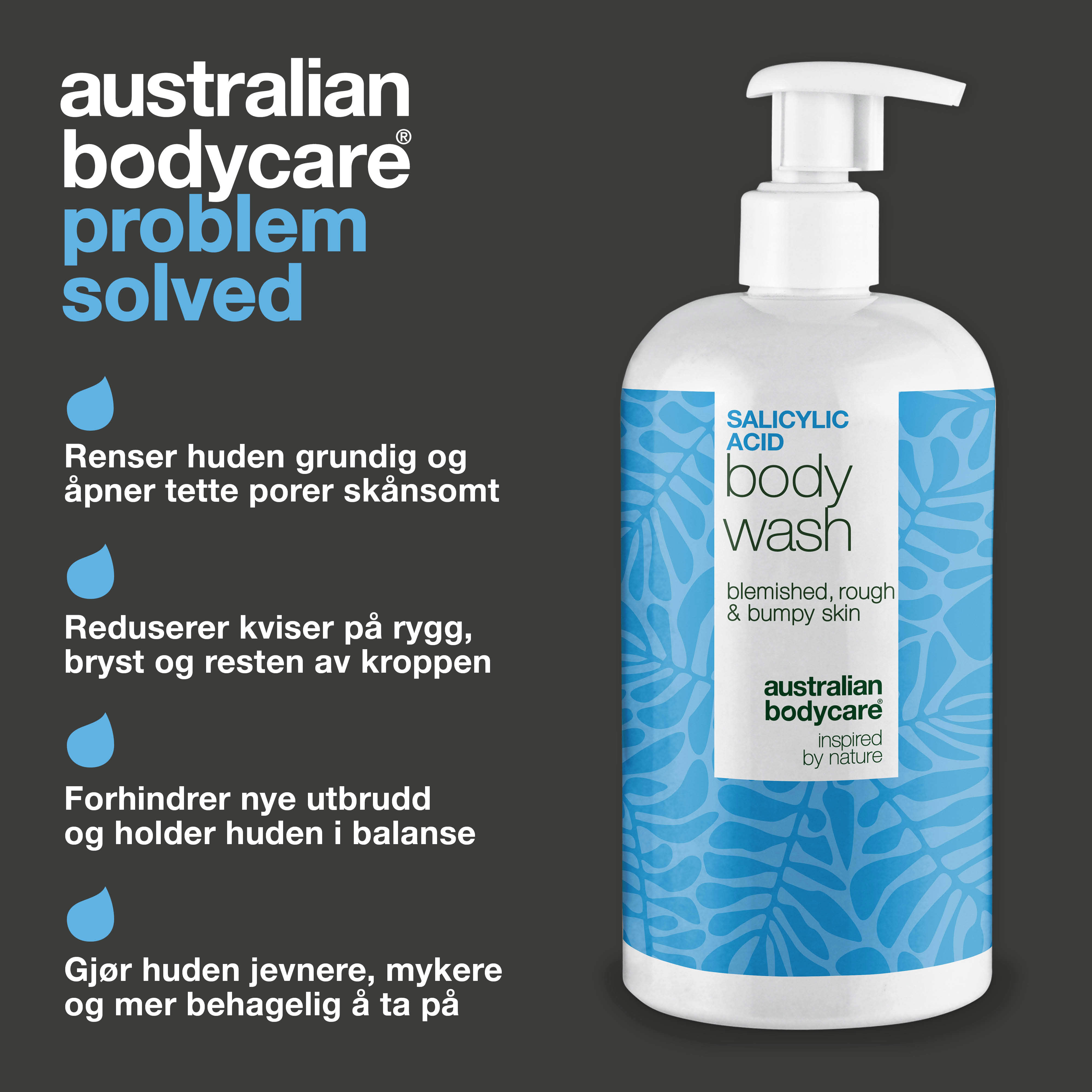 Australian Bodycare Salicylic Acid Body Wash, 500 ml