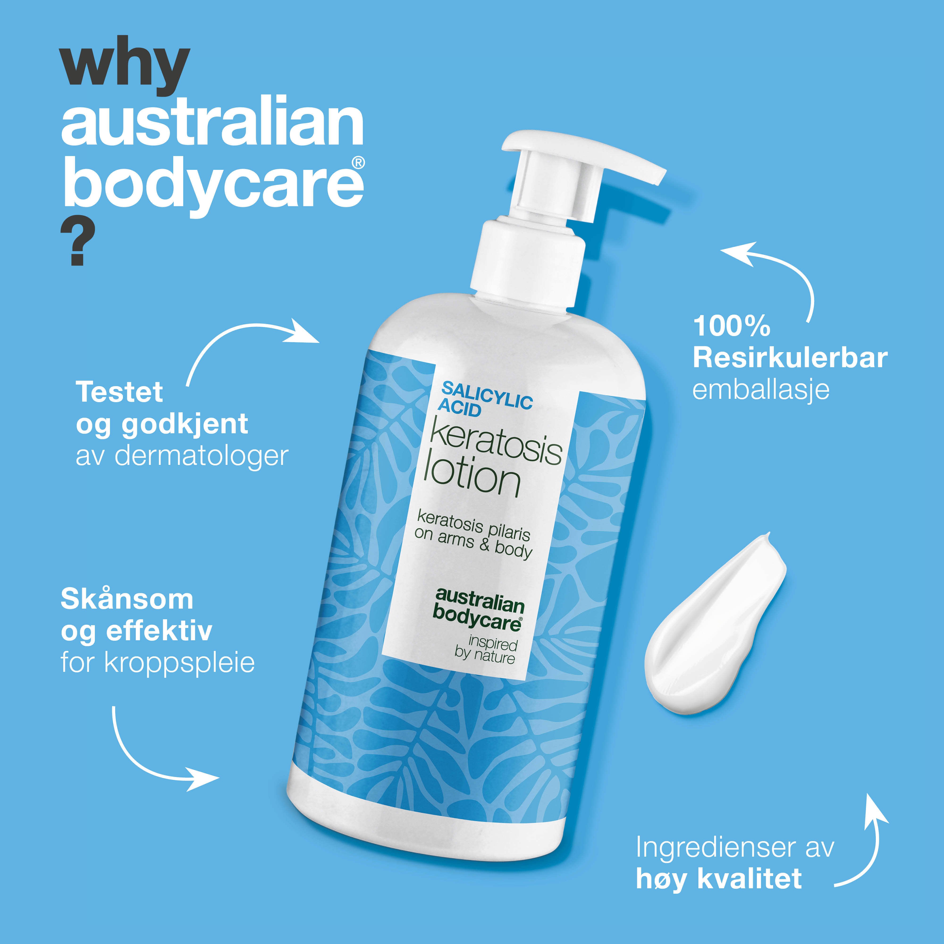 Australian Bodycare Salicylic Acid Keratosis Body Lotion, 500 ml