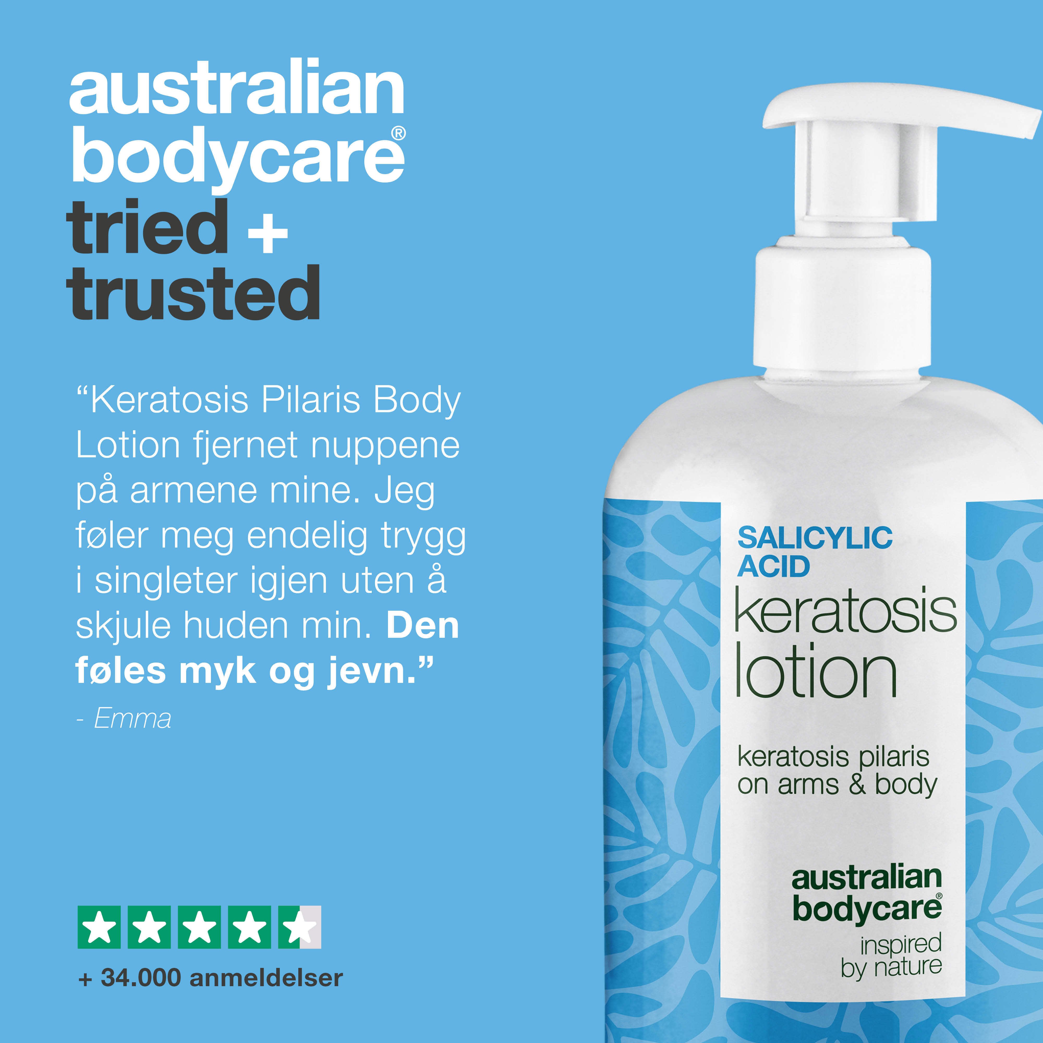 Australian Bodycare Salicylic Acid Keratosis Body Lotion, 500 ml