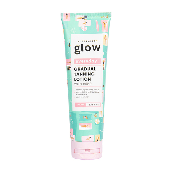 Australian Glow Everyday Gradual Tanning Lotion with Hemp, 150 ml