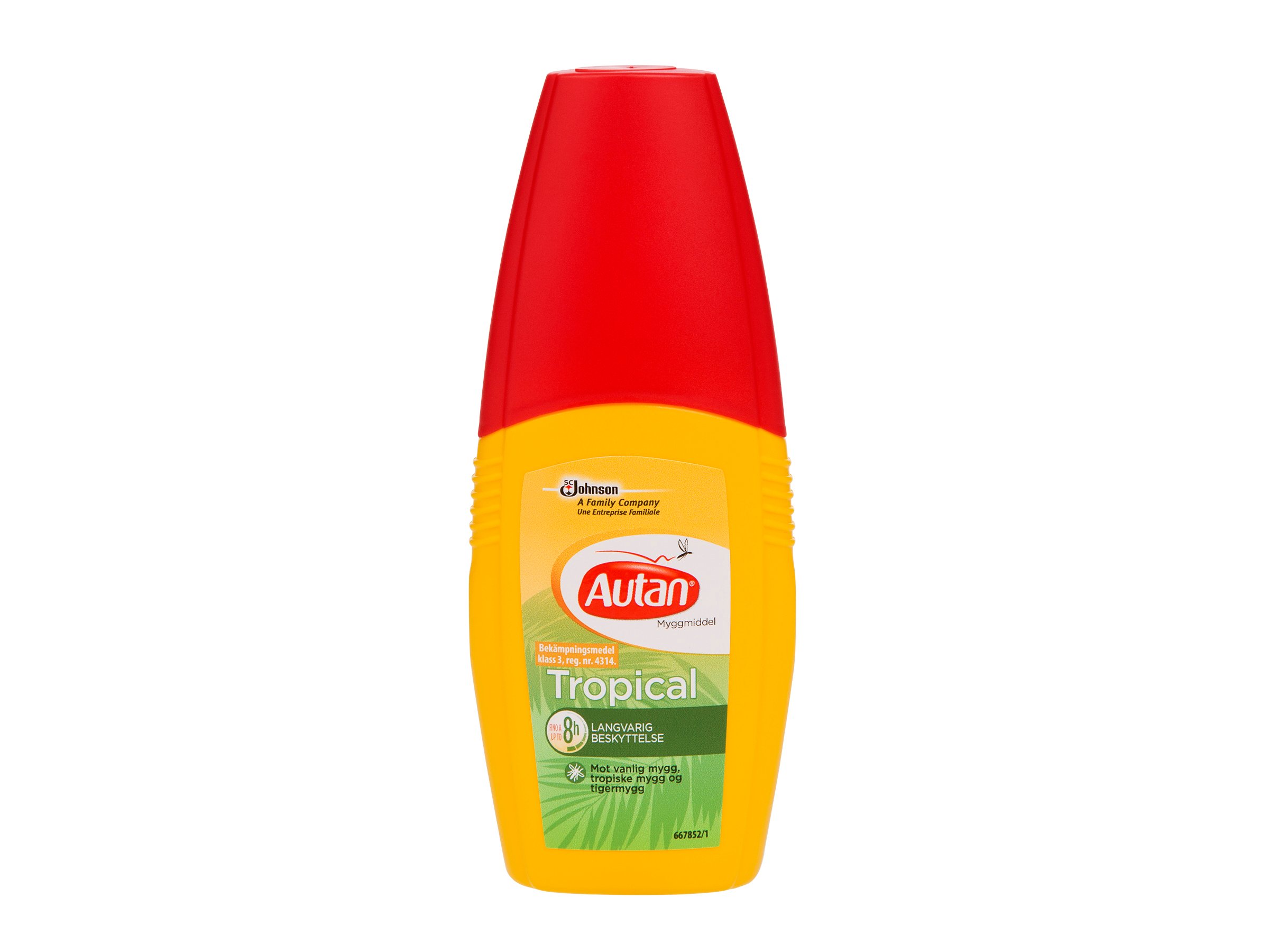 Autan Autan Tropical pumpespray, Myggmiddel, 100 ml