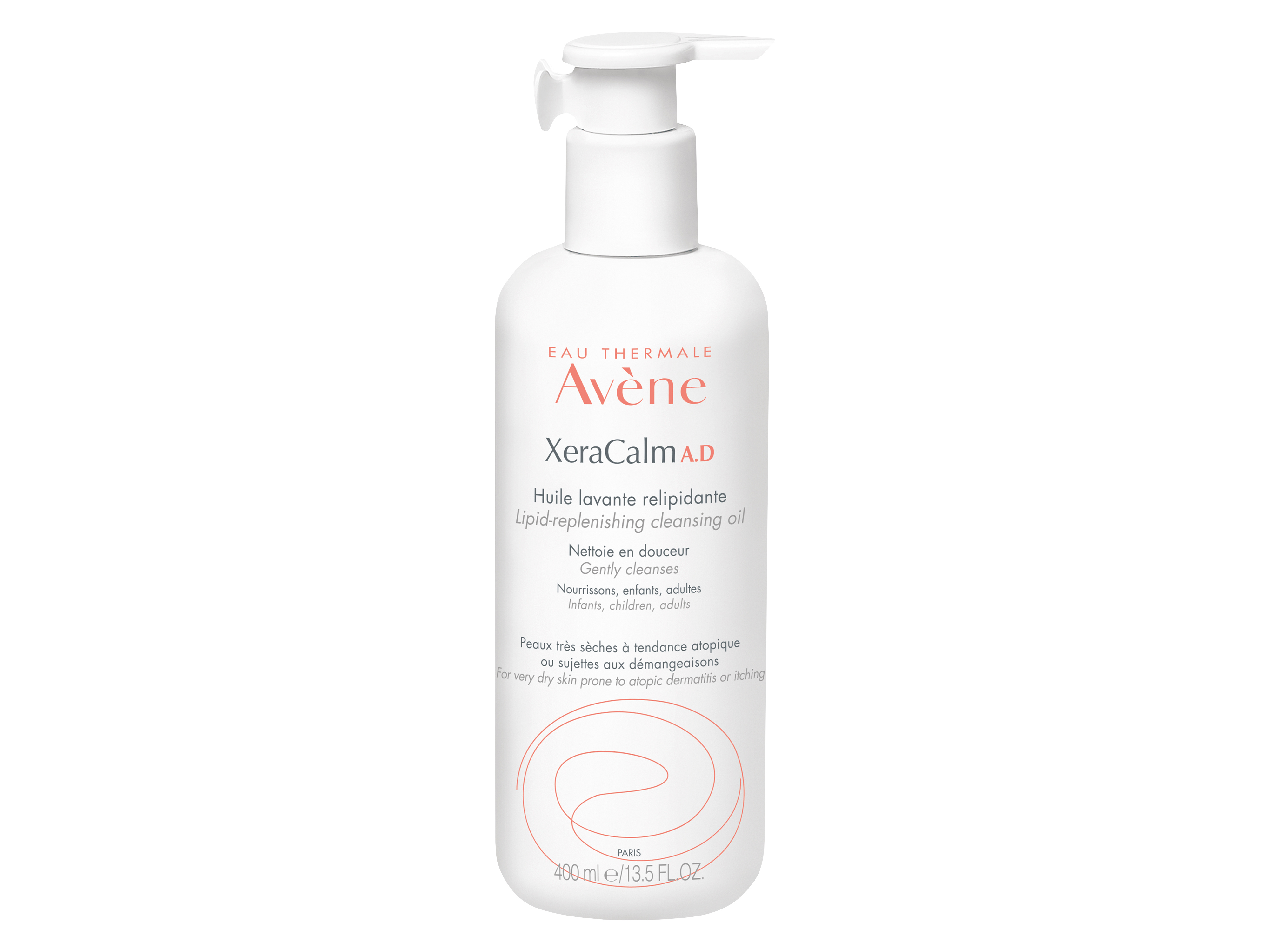 Avène Avene XeraCalm A.D Lipid-Replenishing Cleansing Oil, 400