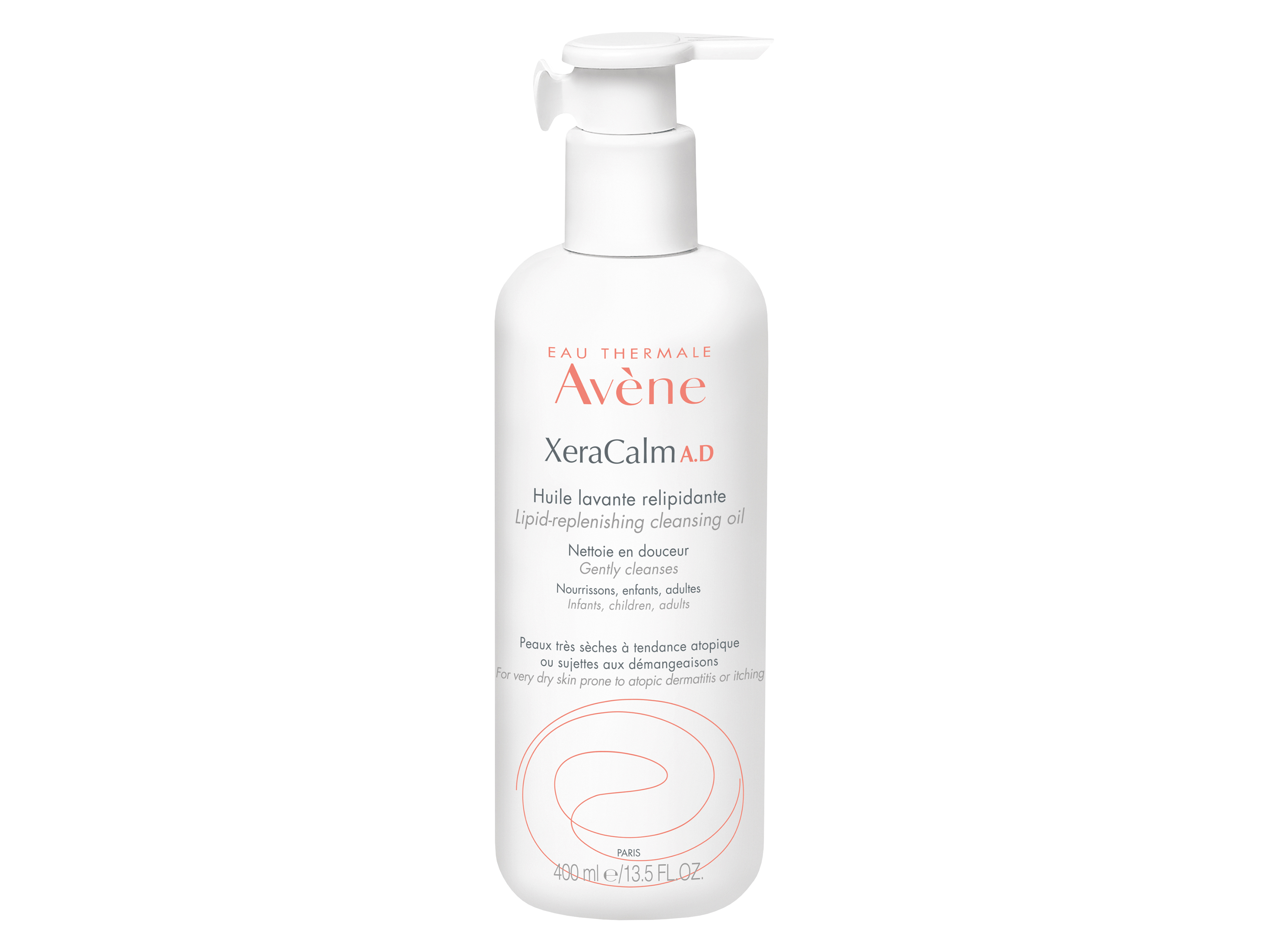 Avène Avene XeraCalm A.D Lipid-Replenishing Cleansing Oil, 400