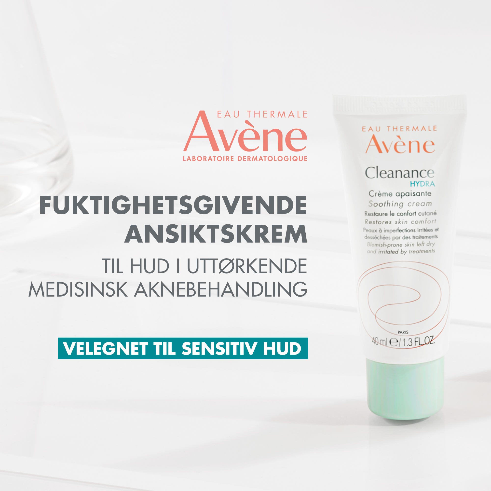 Avène Cleanance Hydra, 40 ml