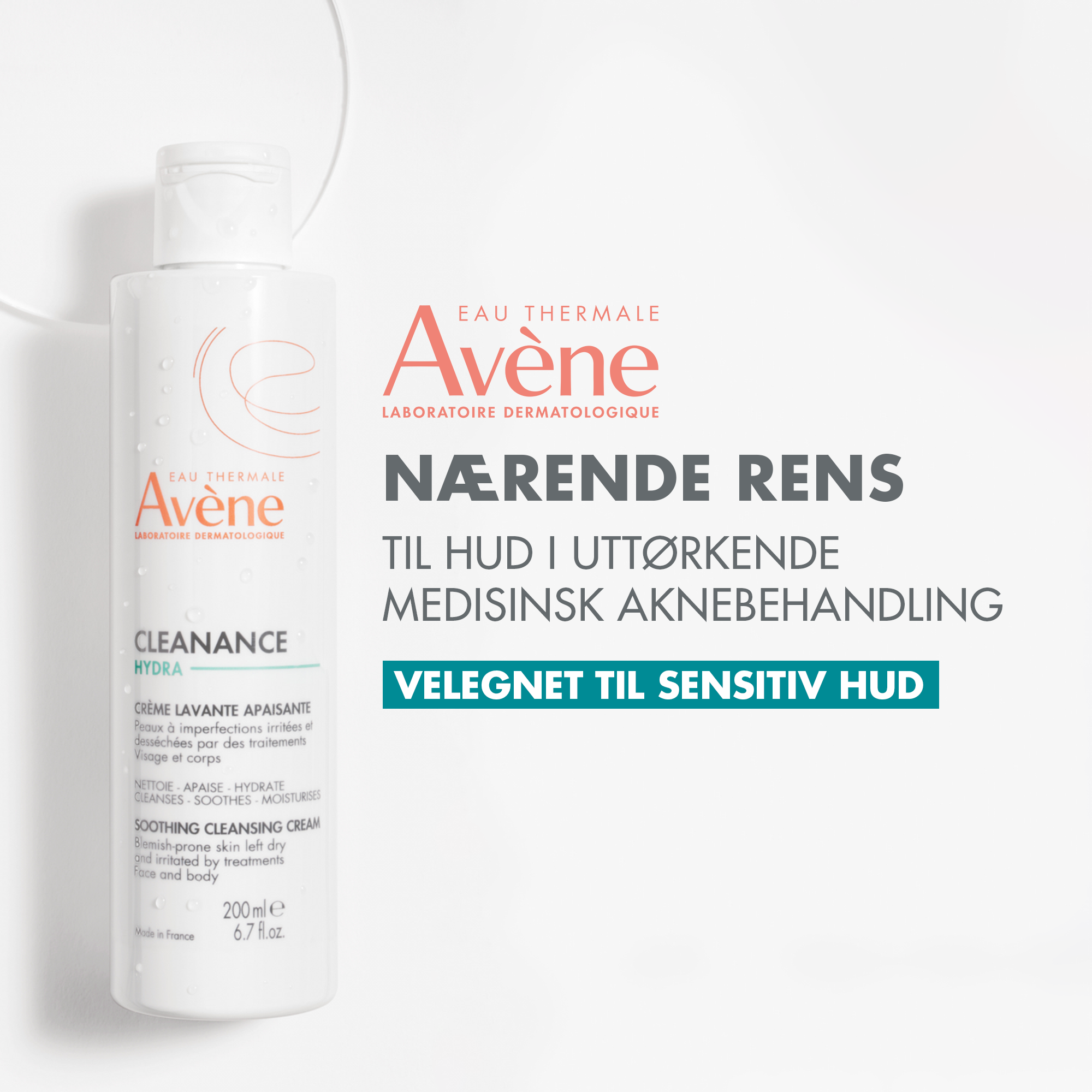 Avène Cleanance Hydra Cleanser, 200 ml