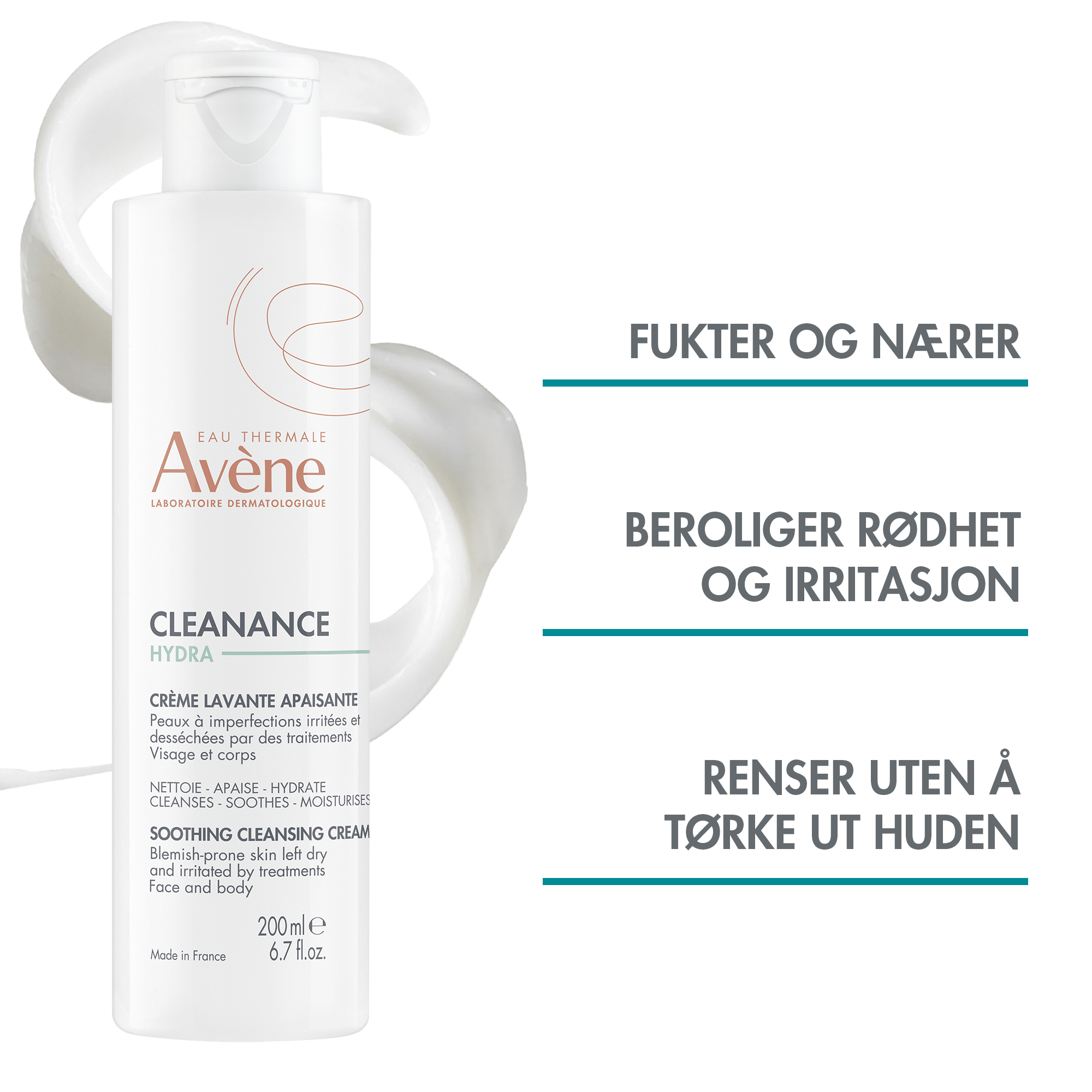 Avène Cleanance Hydra Cleanser, 200 ml