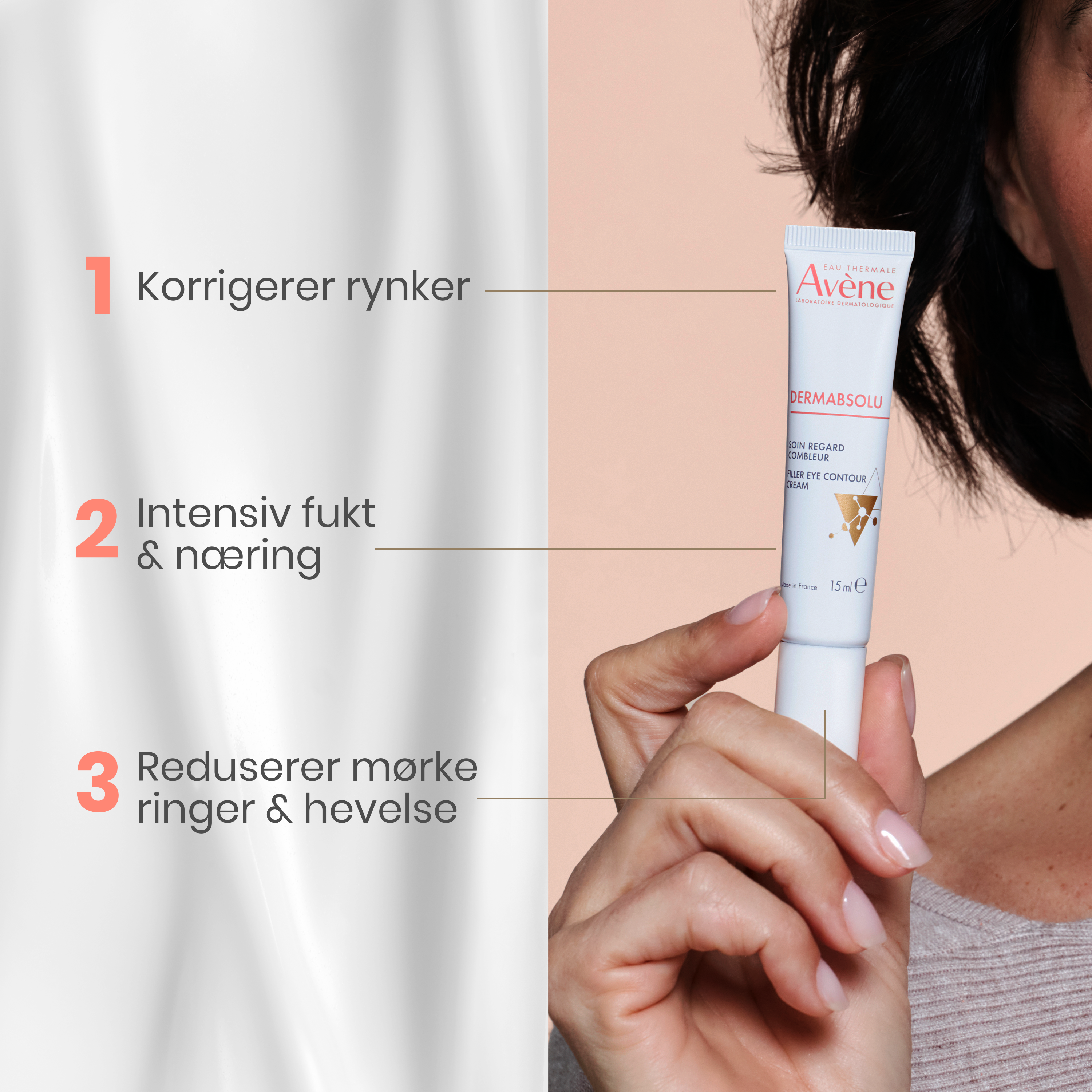 Avène DermAbsolu Øyekrem, 15 ml