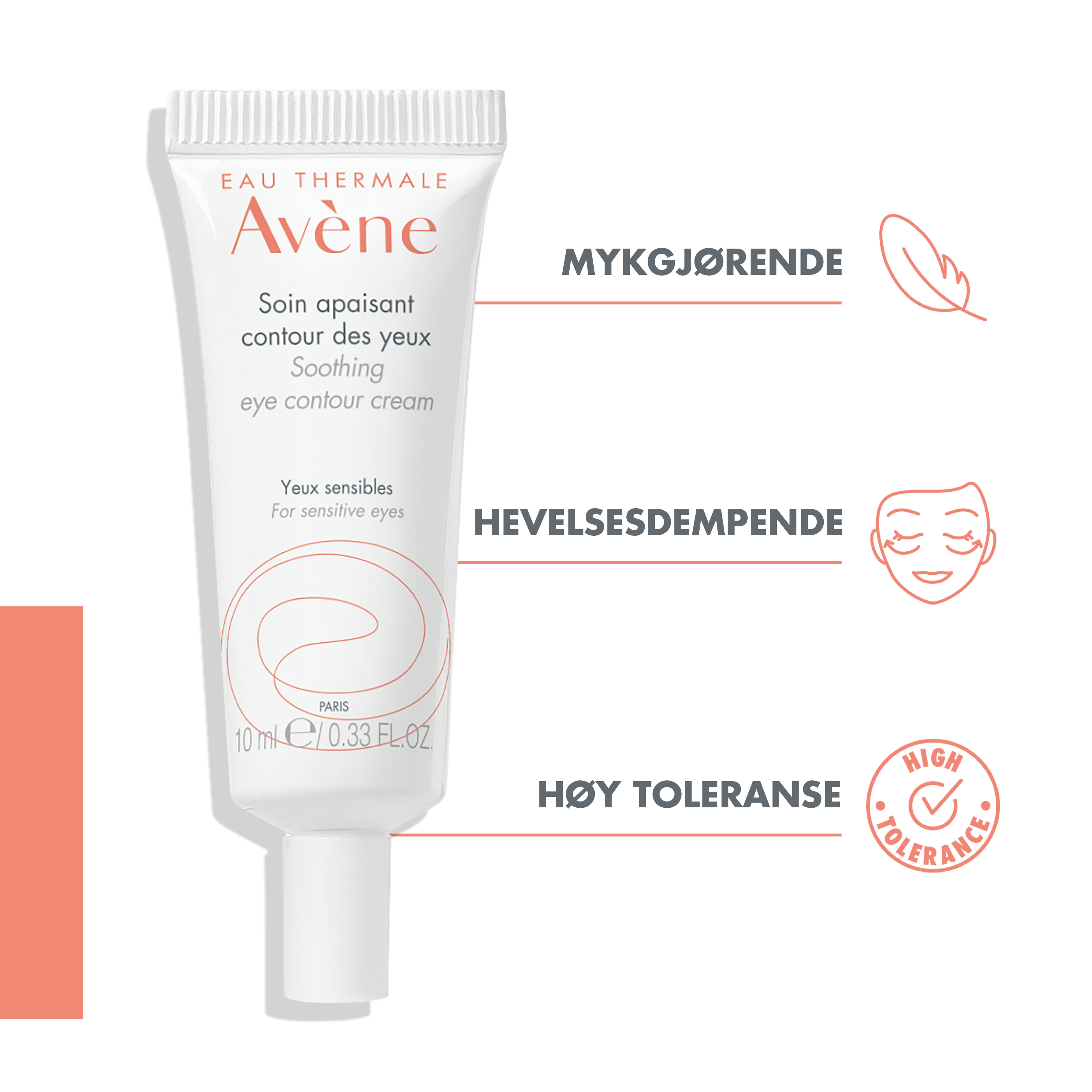 Avène Soothing Eye Contour Cream, 10 ml