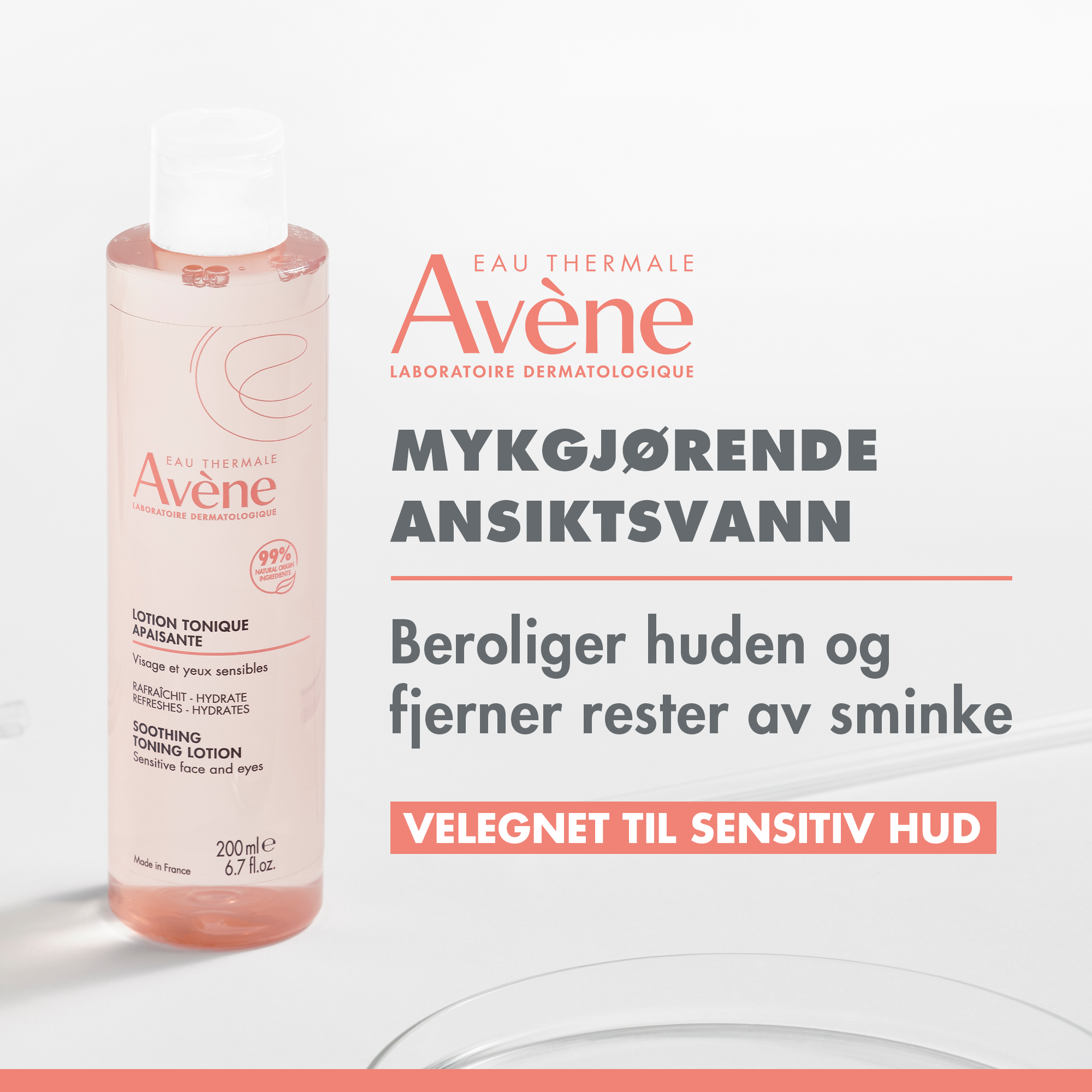 Avène Soothing Toning Lotion, 200 ml