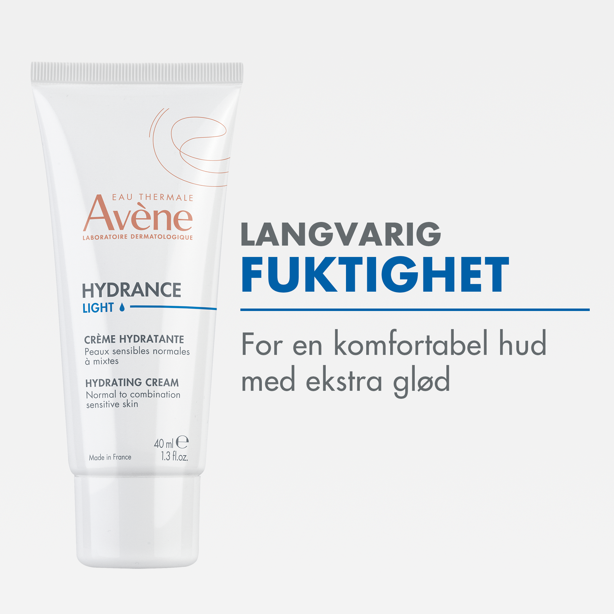 Avène Hydrance Light Cream Dagkrem, 40 ml