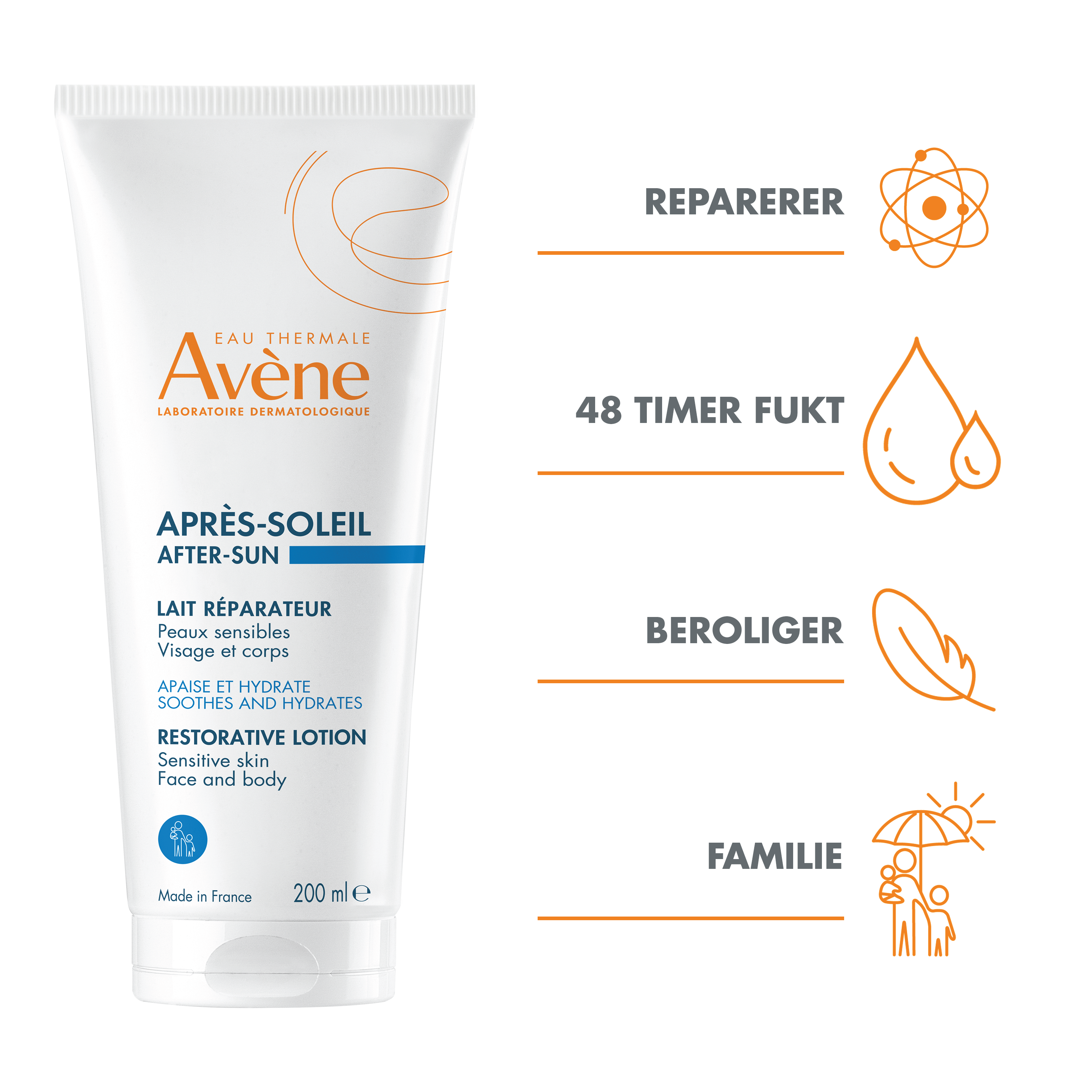Avène After-Sun Lotion, 200 ml