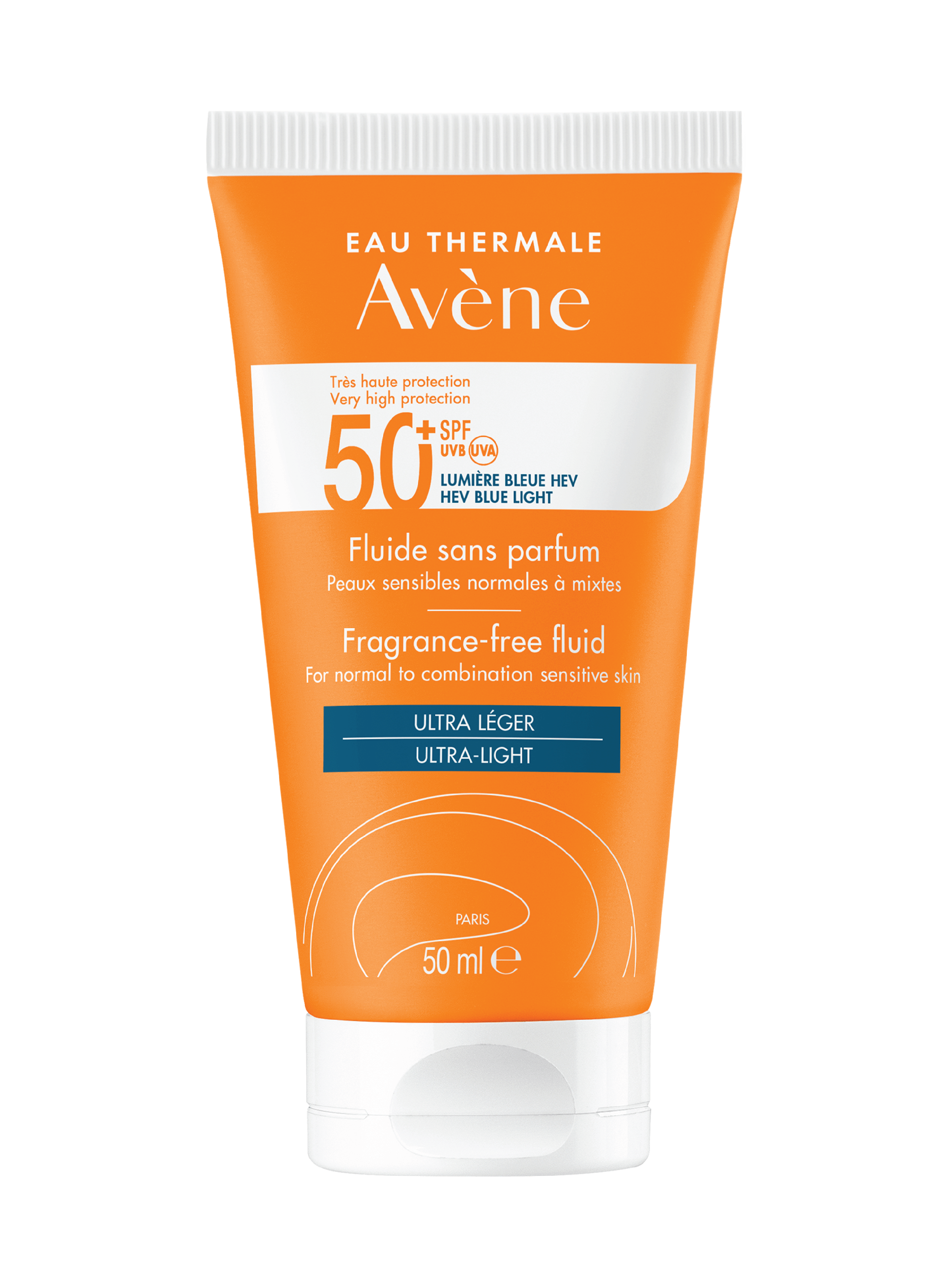 Avène Sun Fluid SPF50+, 50 ml